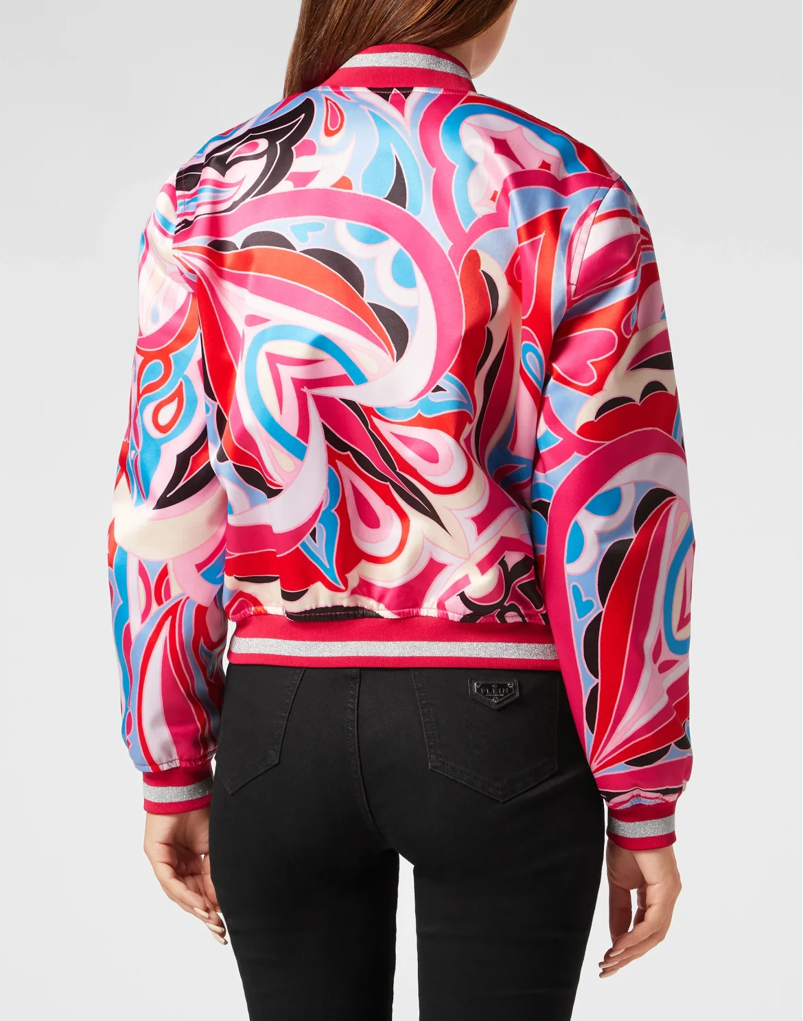 Satin Bomber Colorful Circus, цвет: Розовый