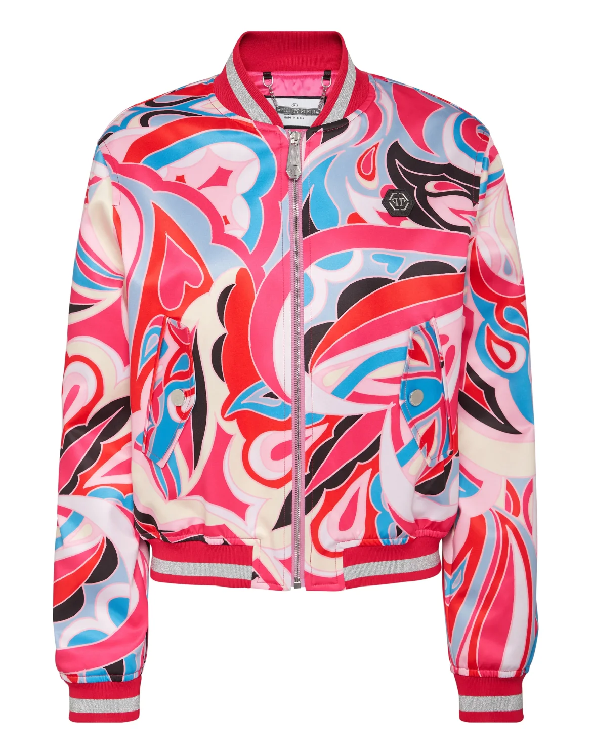Satin Bomber Colorful Circus, цвет: Розовый