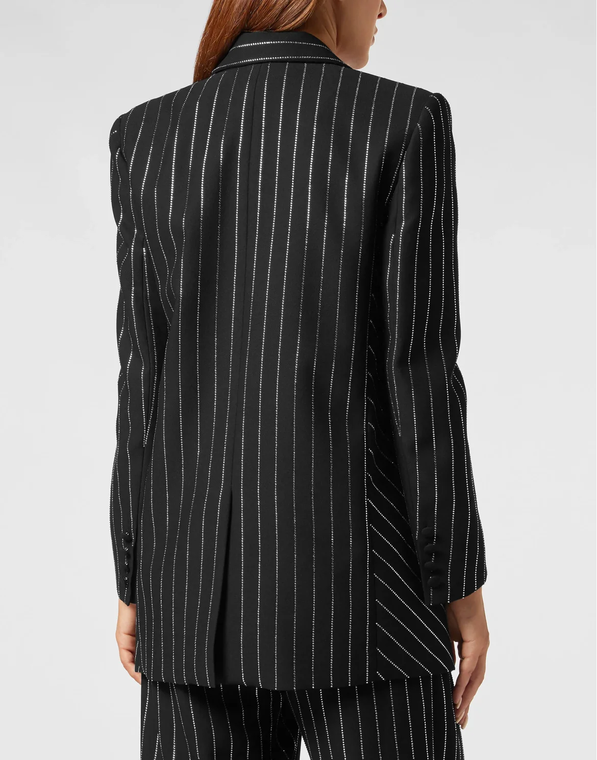 Cady Blazer Crystal Pinstripe, цвет: Черный