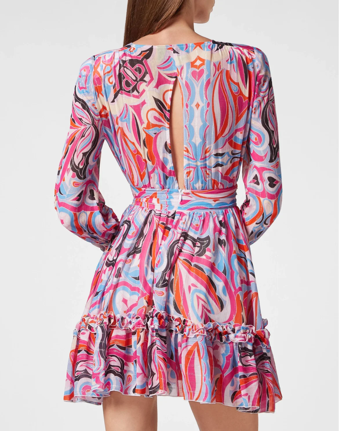Chiffon Mini Dress, цвет: Розовый