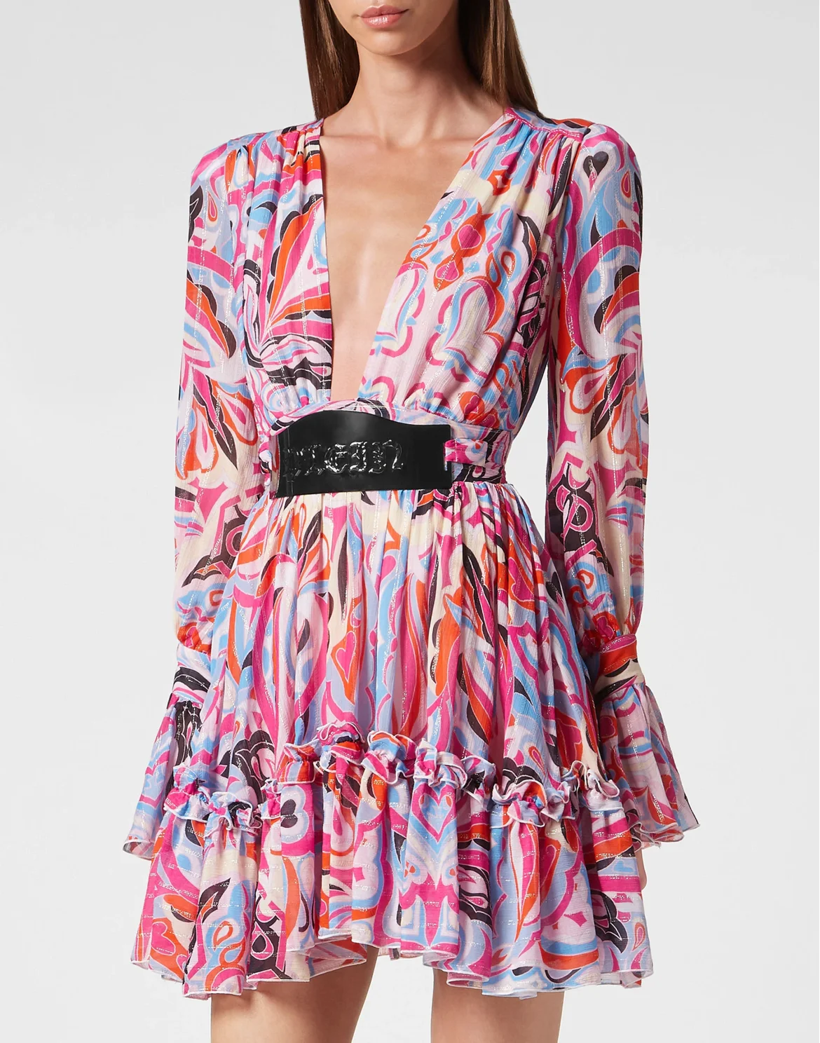 Chiffon Mini Dress, цвет: Розовый