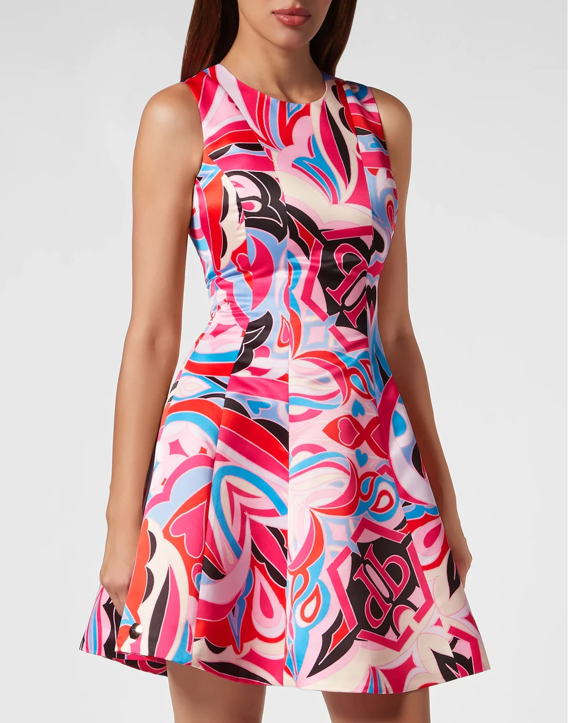 Duchesse Midi Dress Colorful Circus, цвет: Розовый