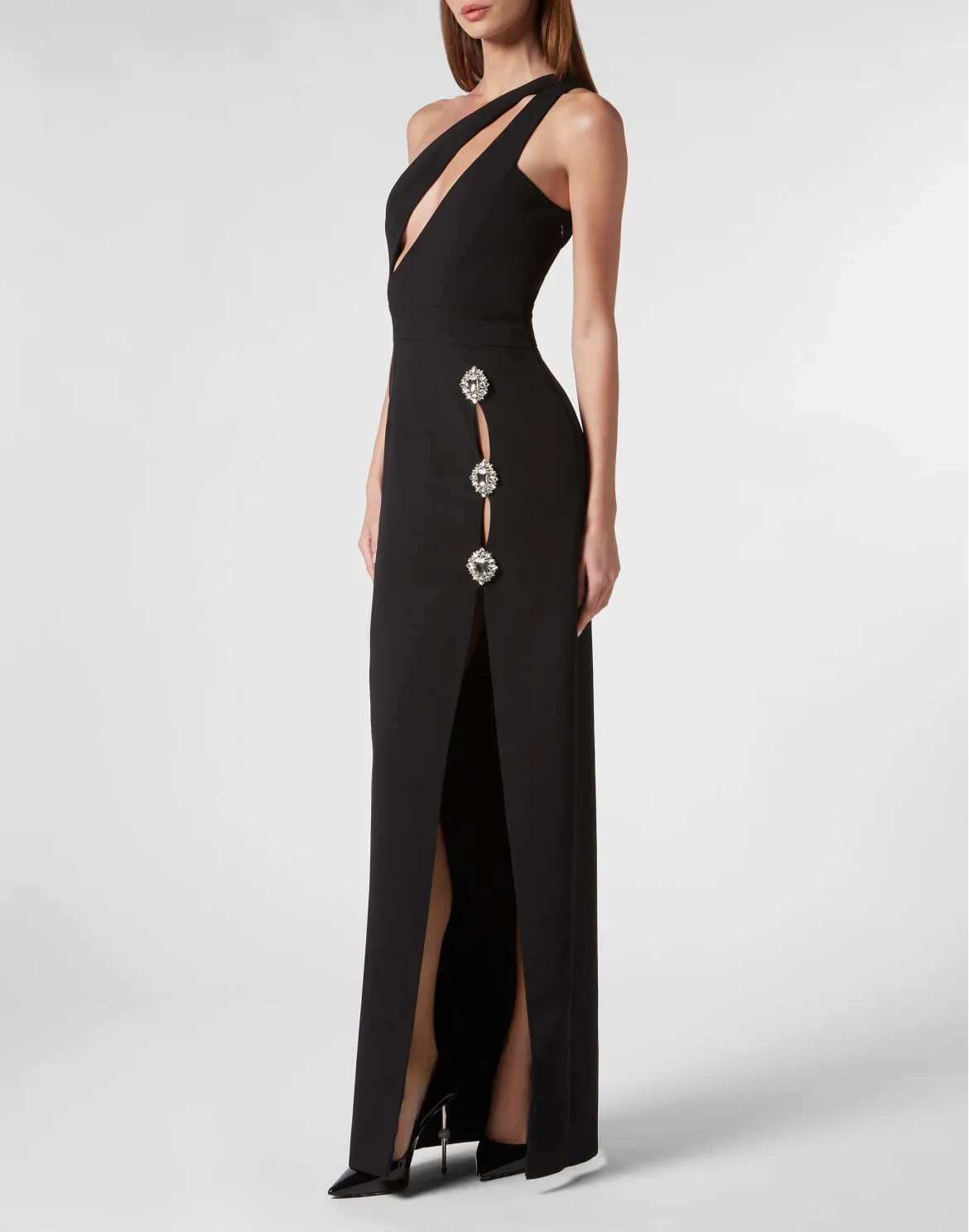 Cady Broches Long Dress Brooches, цвет: Черный