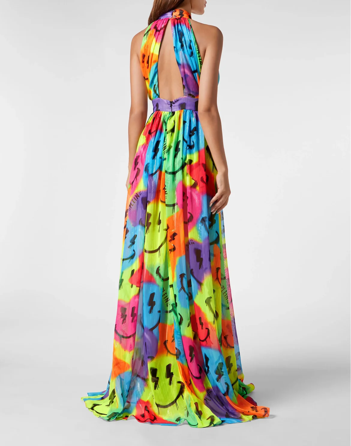 Chiffon Long Dress Smile, цвет: Мультиколор