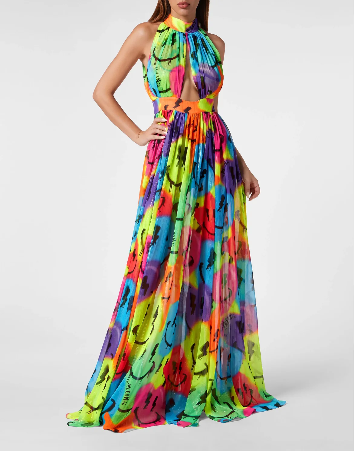 Chiffon Long Dress Smile, цвет: Мультиколор