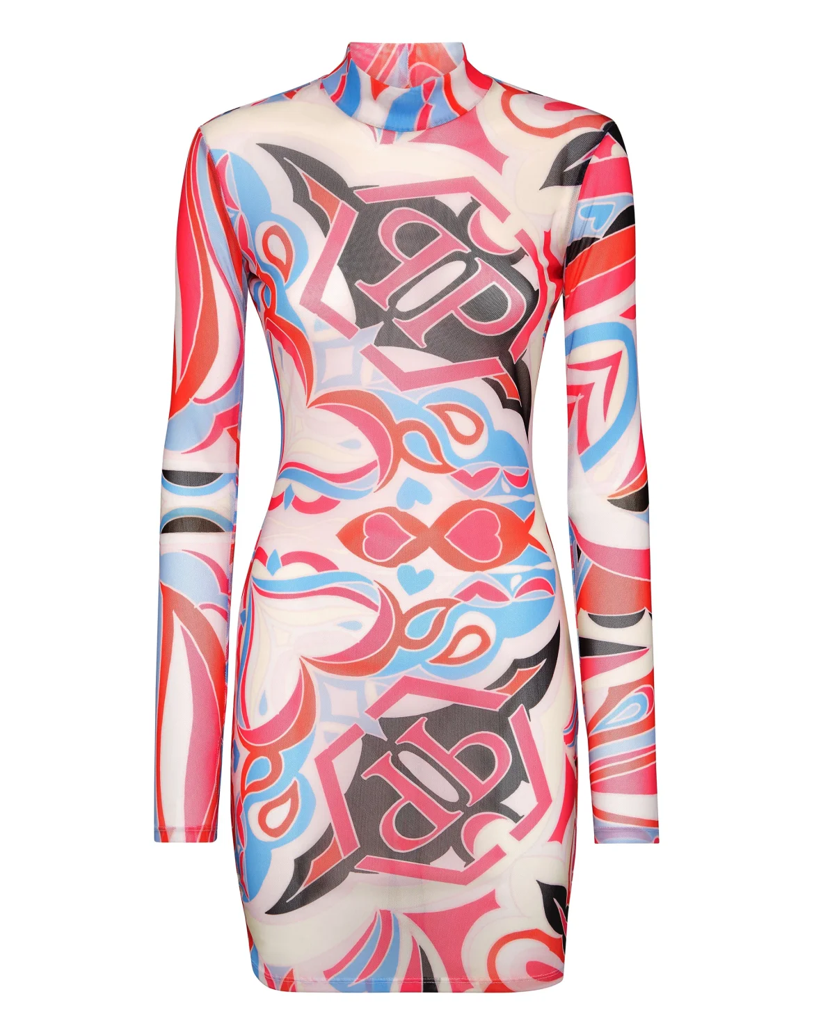Mini Dress LS Colorful Circus, цвет: Розовый