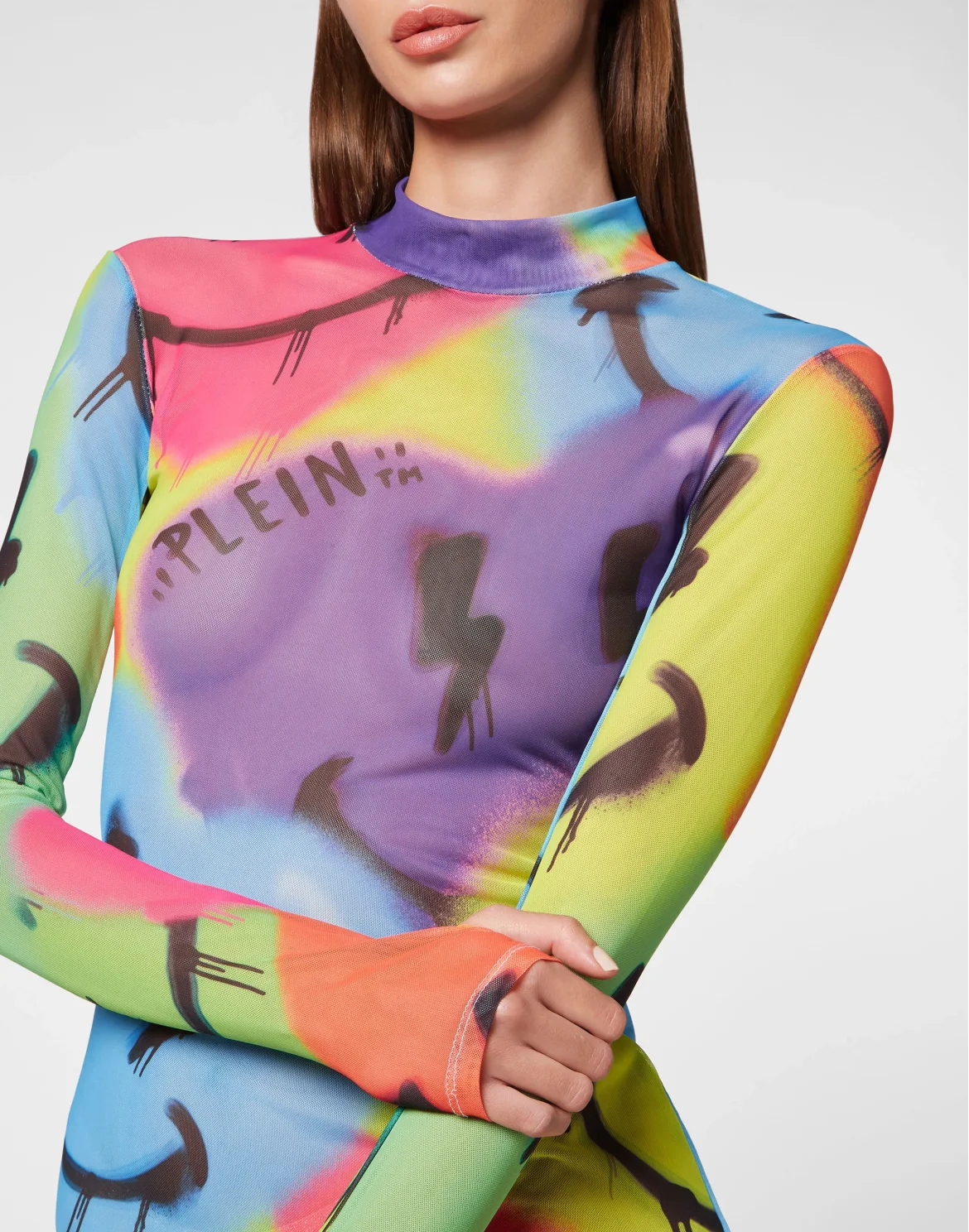 Mini Dress LS Smile, цвет: Мультиколор