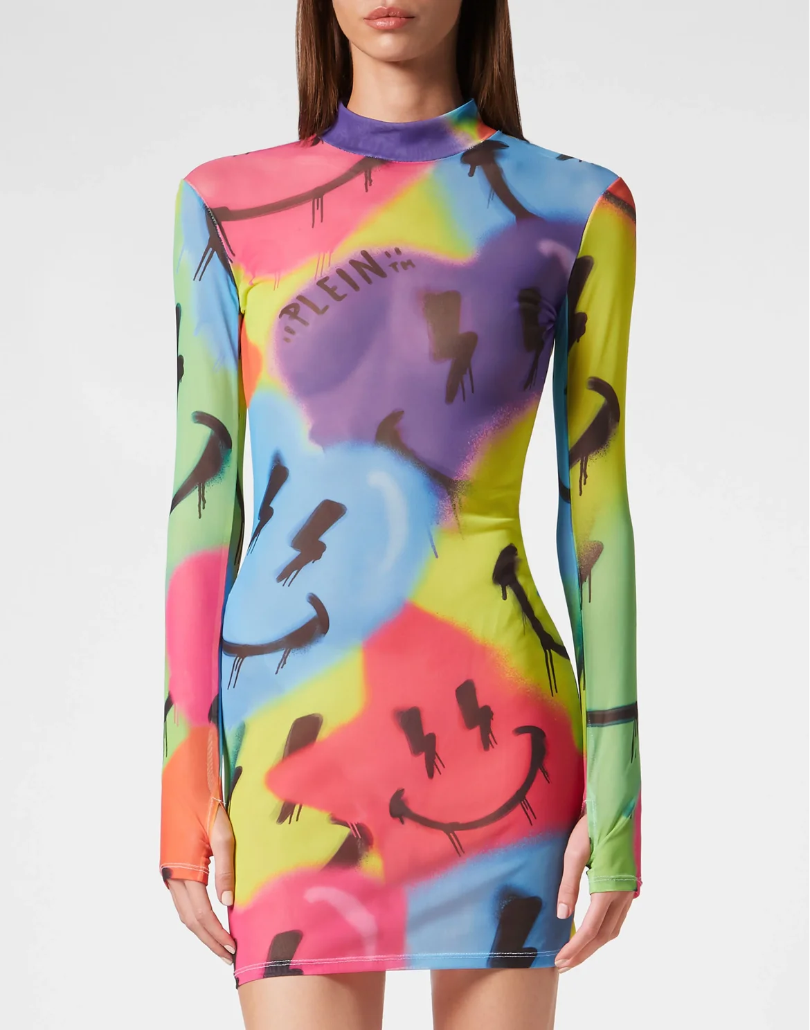 Mini Dress LS Smile, цвет: Мультиколор