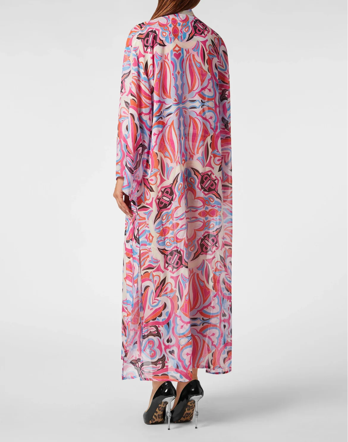 Chiffon Seta Kaftan, цвет: Розовый