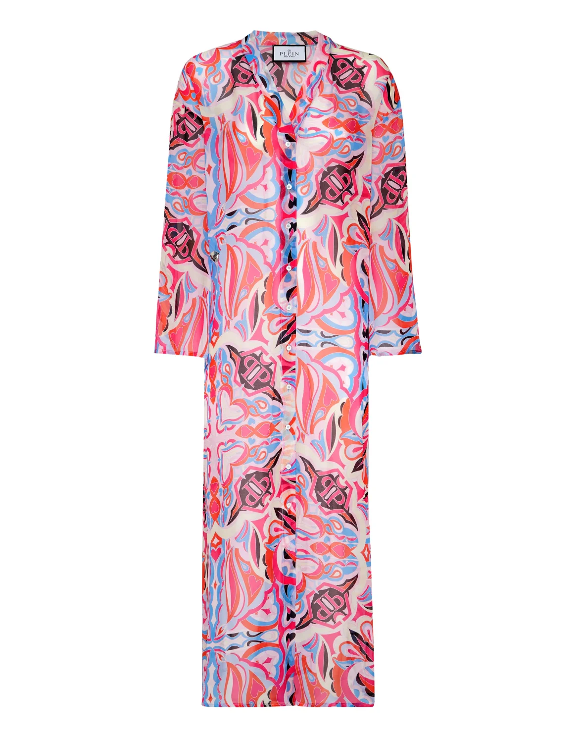 Chiffon Seta Kaftan, цвет: Розовый