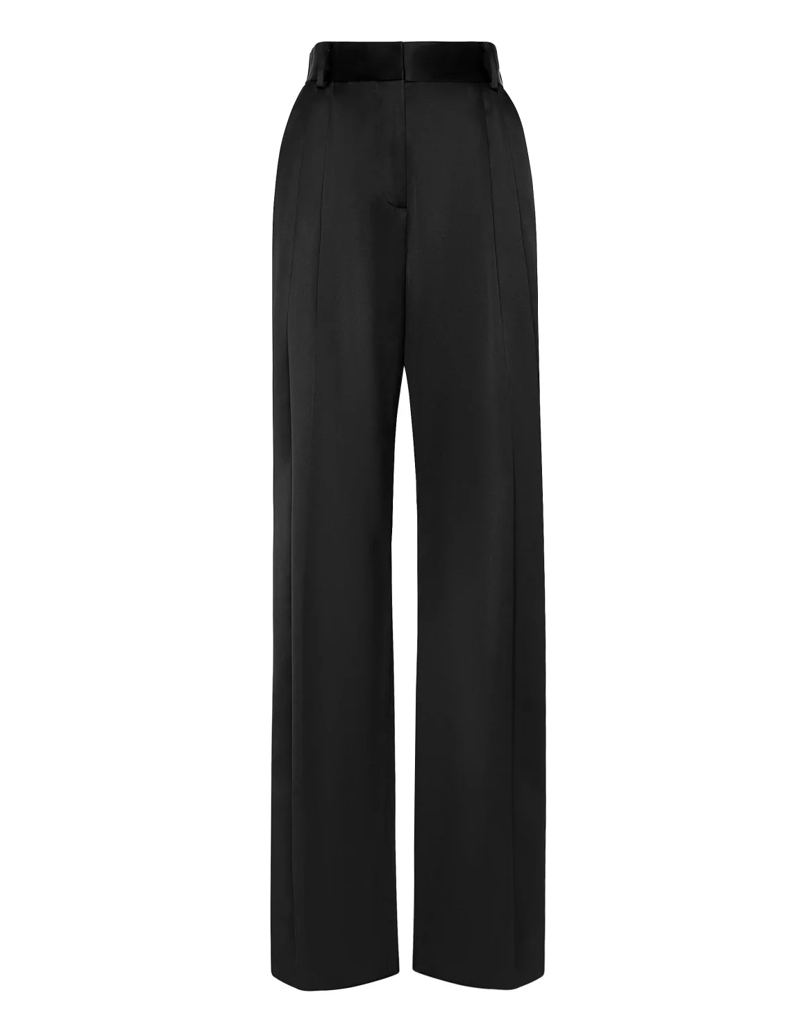 Satin Stretch Man Fit Trousers Sartorial, цвет: Черный