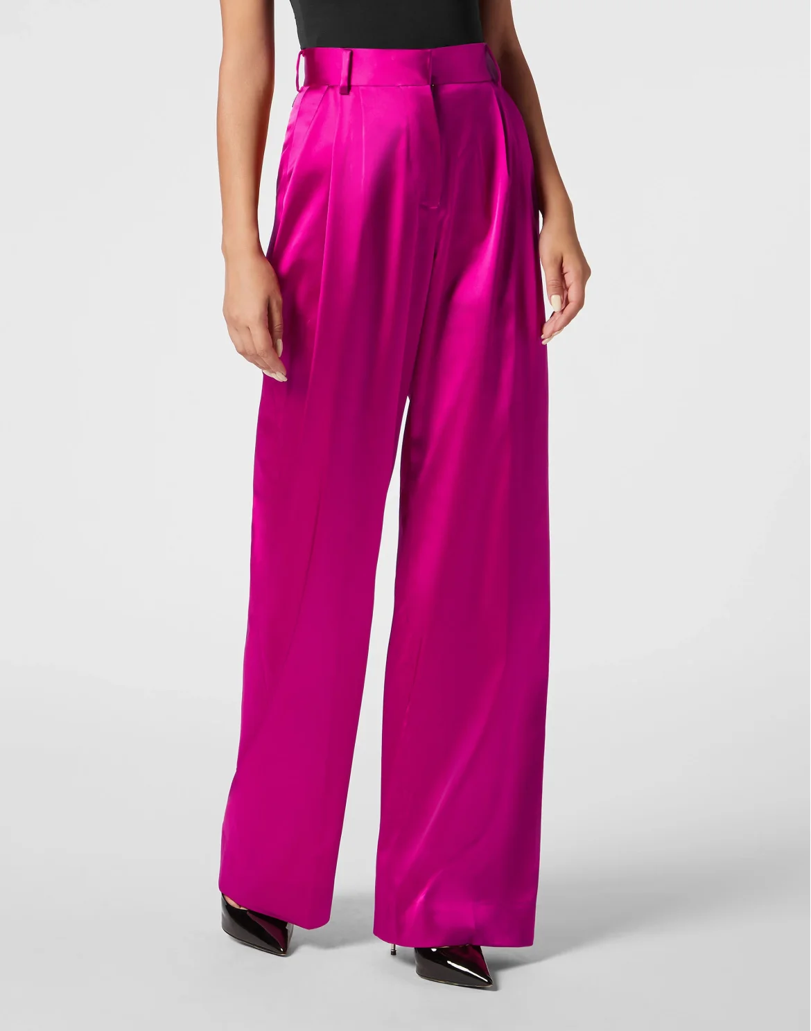 Satin Stretch Man Fit Trousers Sartorial, цвет: Розовый