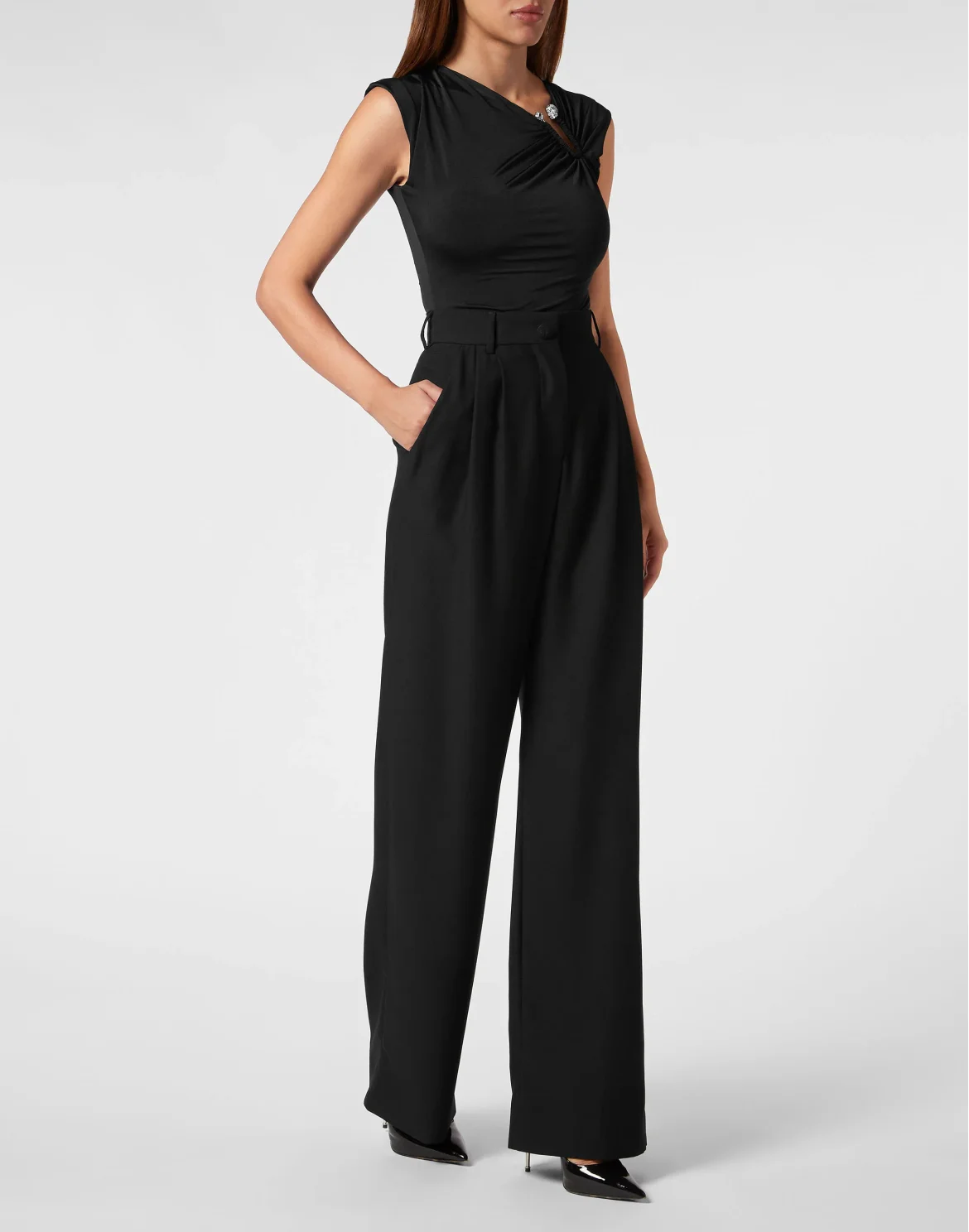 Cady Basic Trousers Man Fit, цвет: Черный