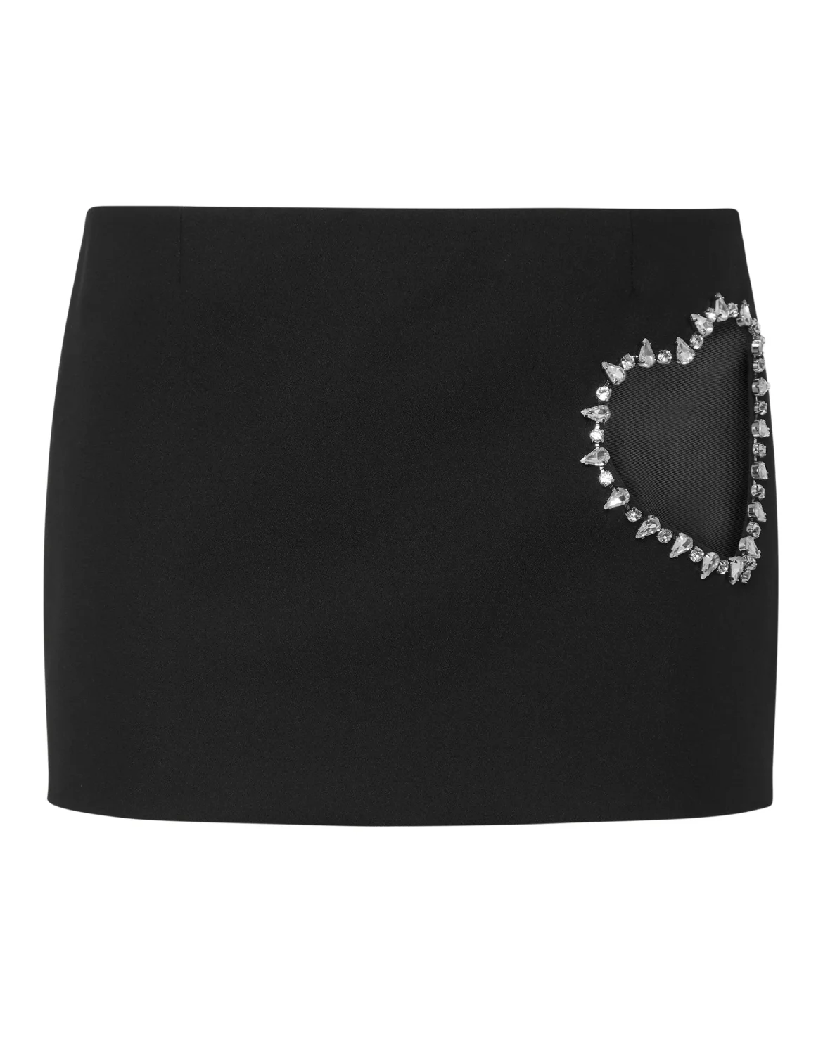 Cady Mini Skirt Heart, цвет: Черный