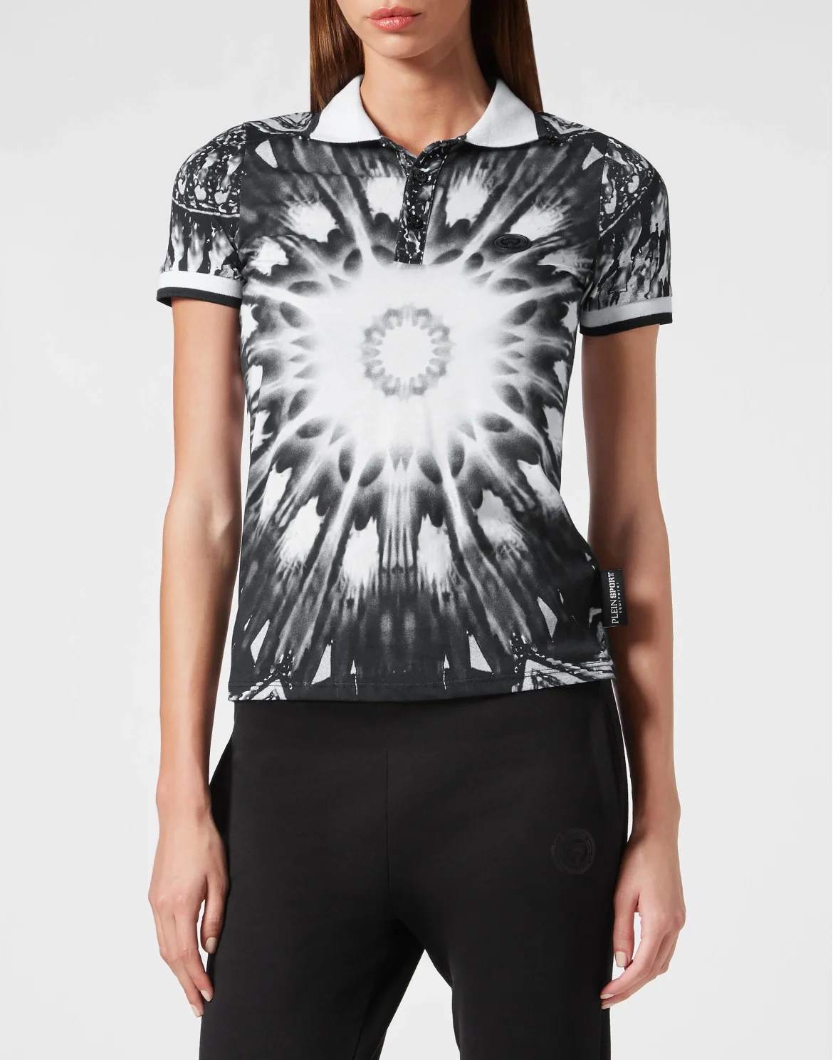 Polo Shirt Optical Flower, цвет: Черный