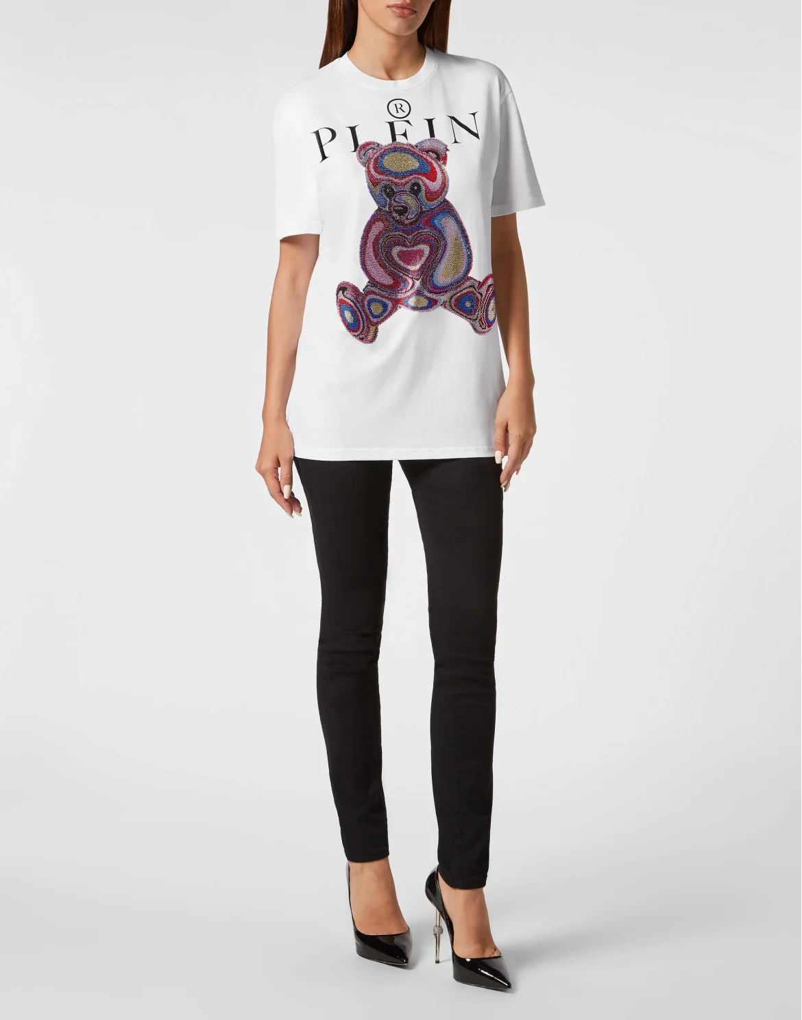 T-Shirt Man Fit Teddy Bear, цвет: Белый