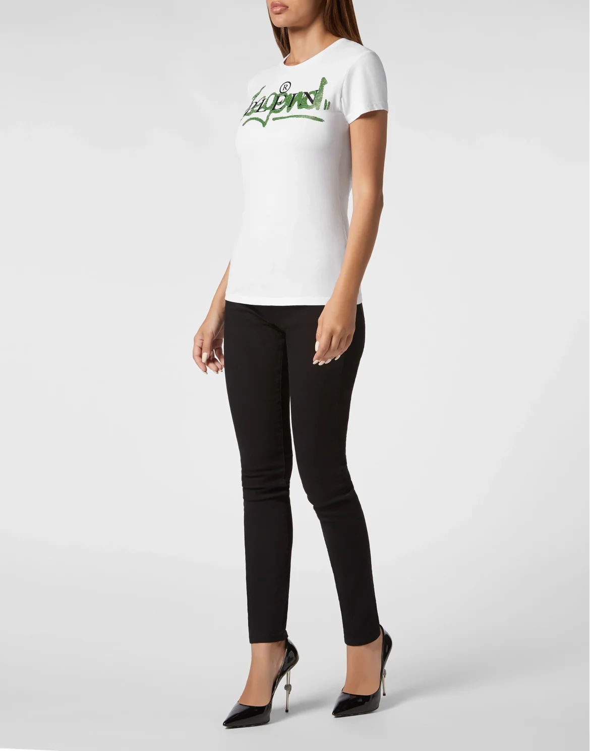 T-Shirt Sexy Pure with Crystals, цвет: Желтый