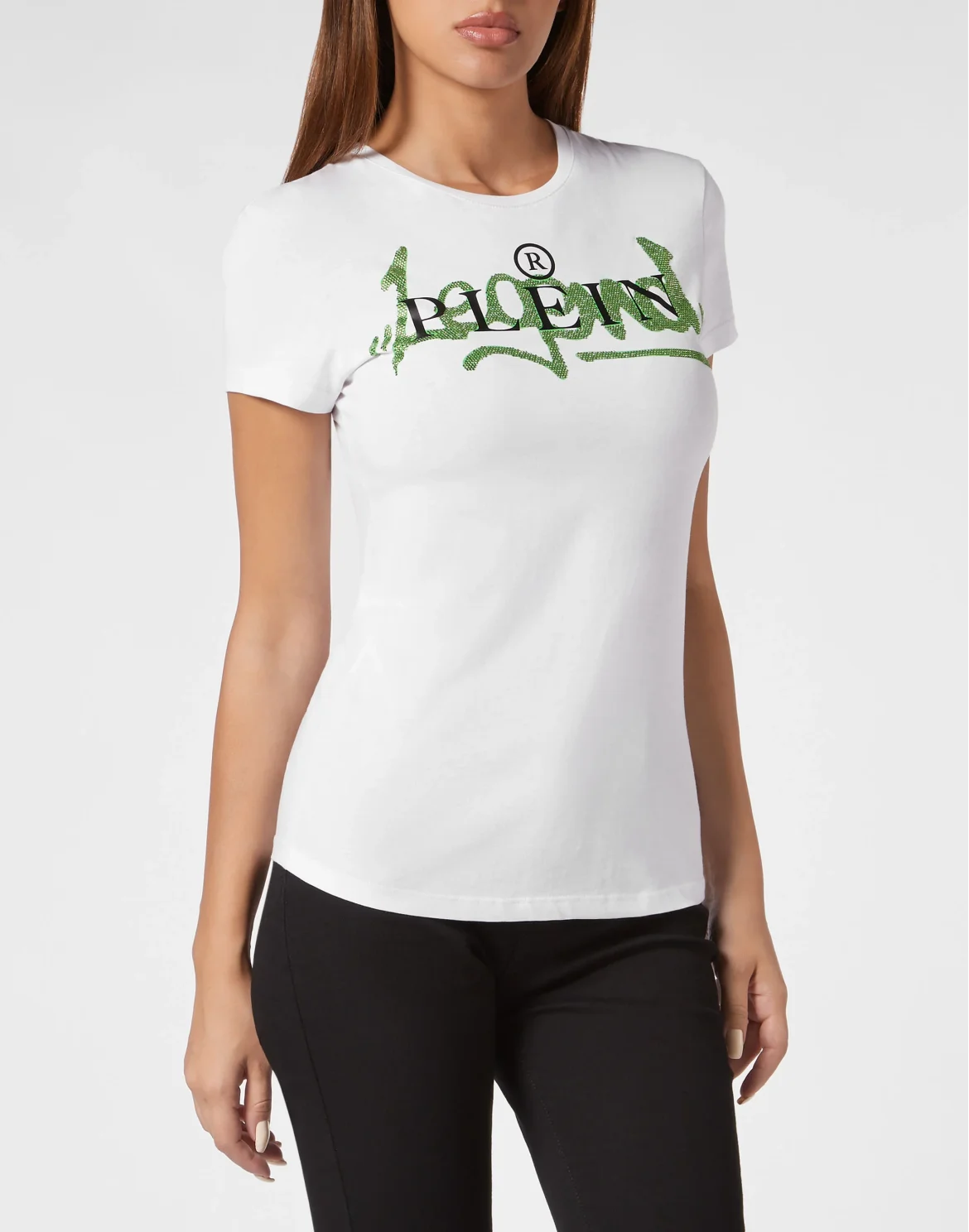 T-Shirt Sexy Pure with Crystals, цвет: Желтый