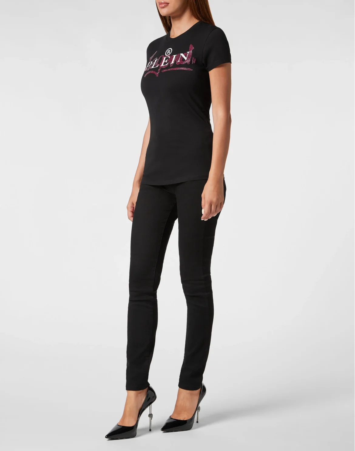 T-Shirt Sexy Pure with Crystals, цвет: Розовый