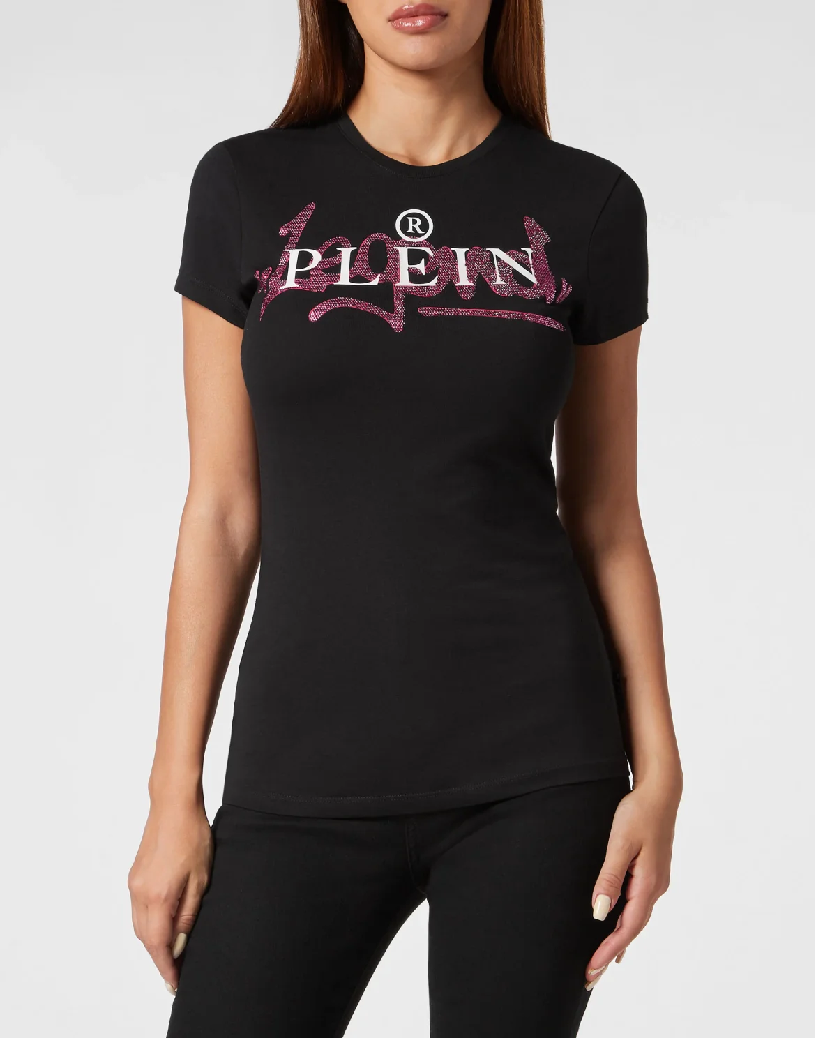 T-Shirt Sexy Pure with Crystals, цвет: Розовый