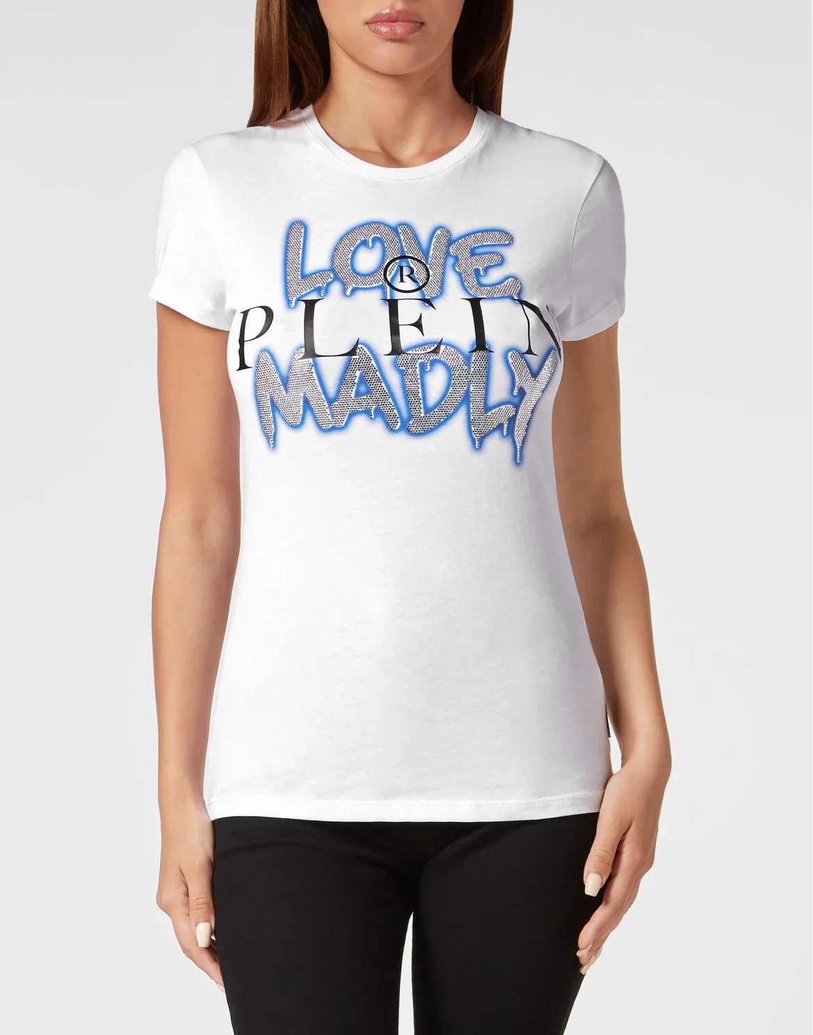 T-Shirt Sexy Pure with Crystals, цвет: Белый