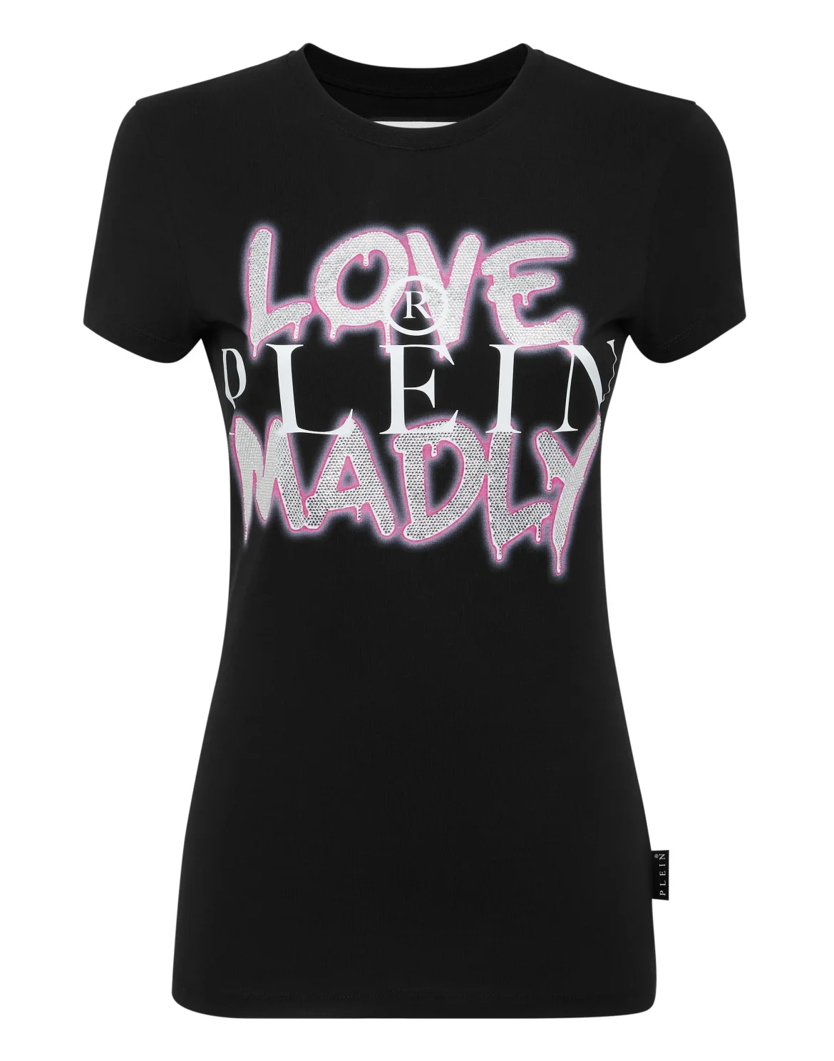 T-Shirt Sexy Pure with Crystals, цвет: Черный