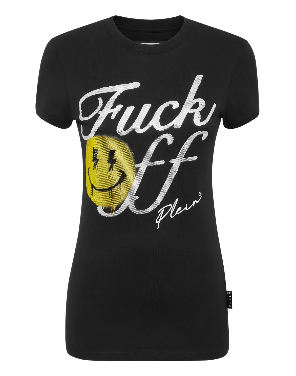 T-Shirt Sexy Pure with Crystals Smile, цвет: Желтый