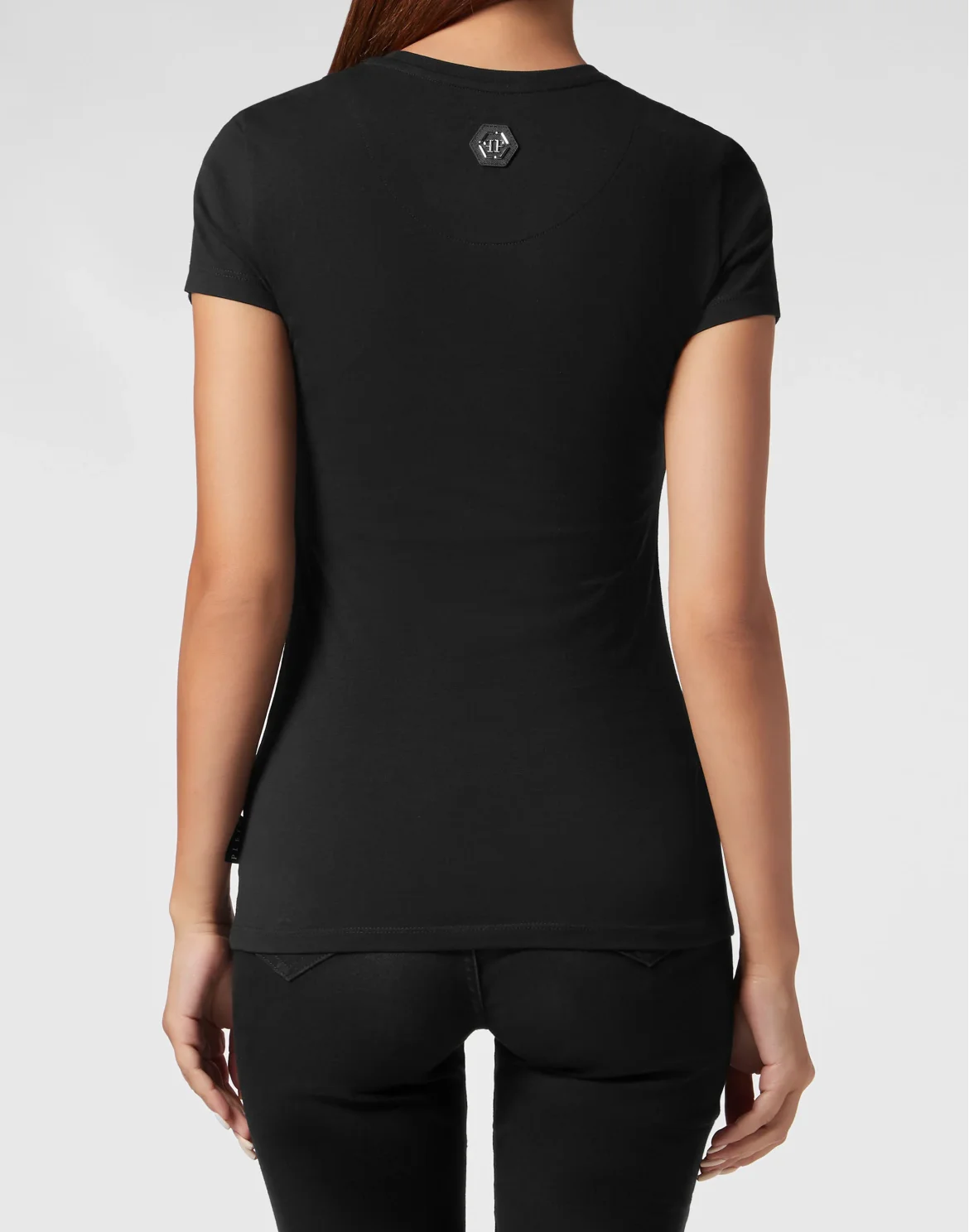 T-Shirt Sexy Pure with Crystals, цвет: Черный
