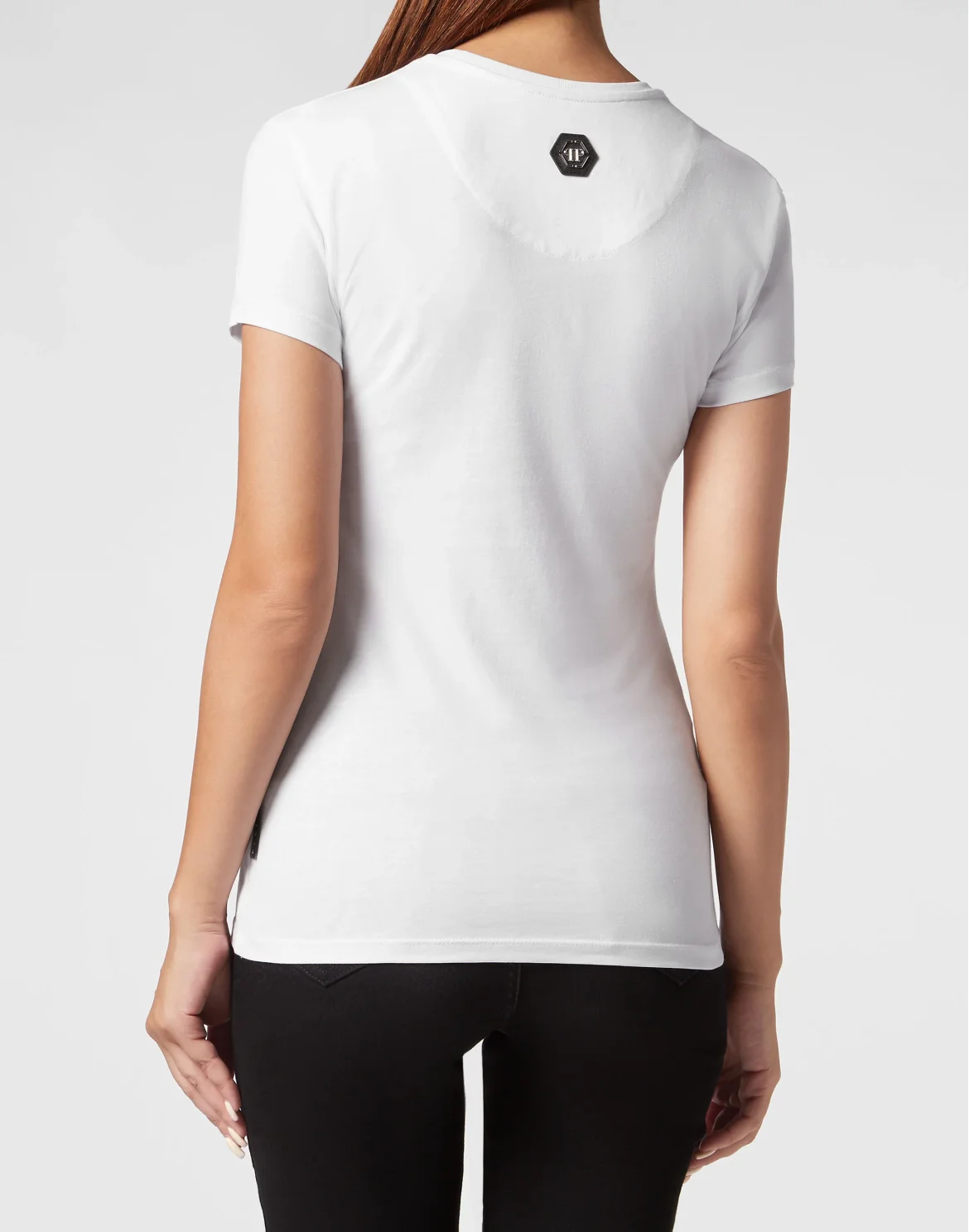 T-Shirt Sexy Pure with Crystals, цвет: Белый