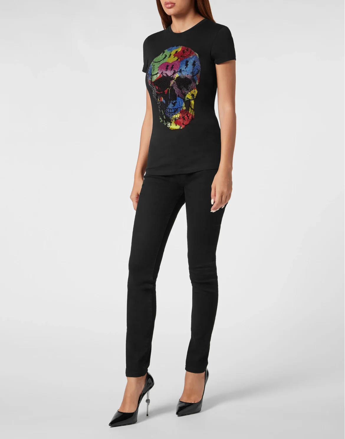 T-Shirt Sexy Pure Smile, цвет: Черный