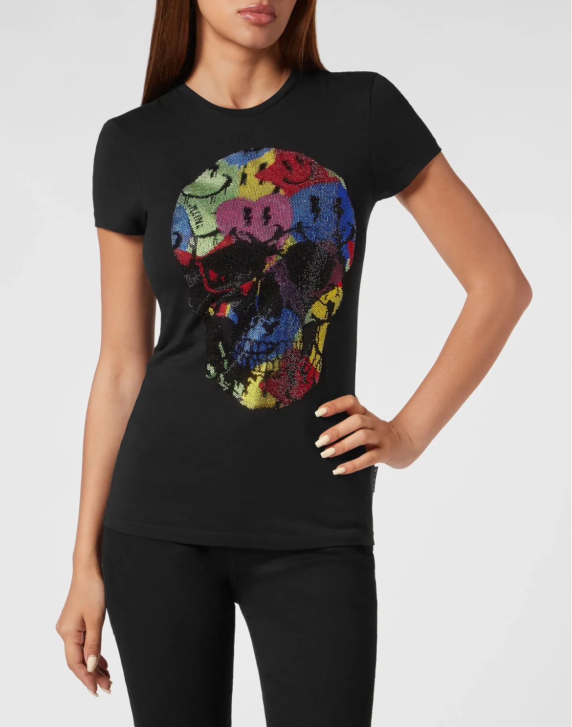 T-Shirt Sexy Pure Smile, цвет: Черный