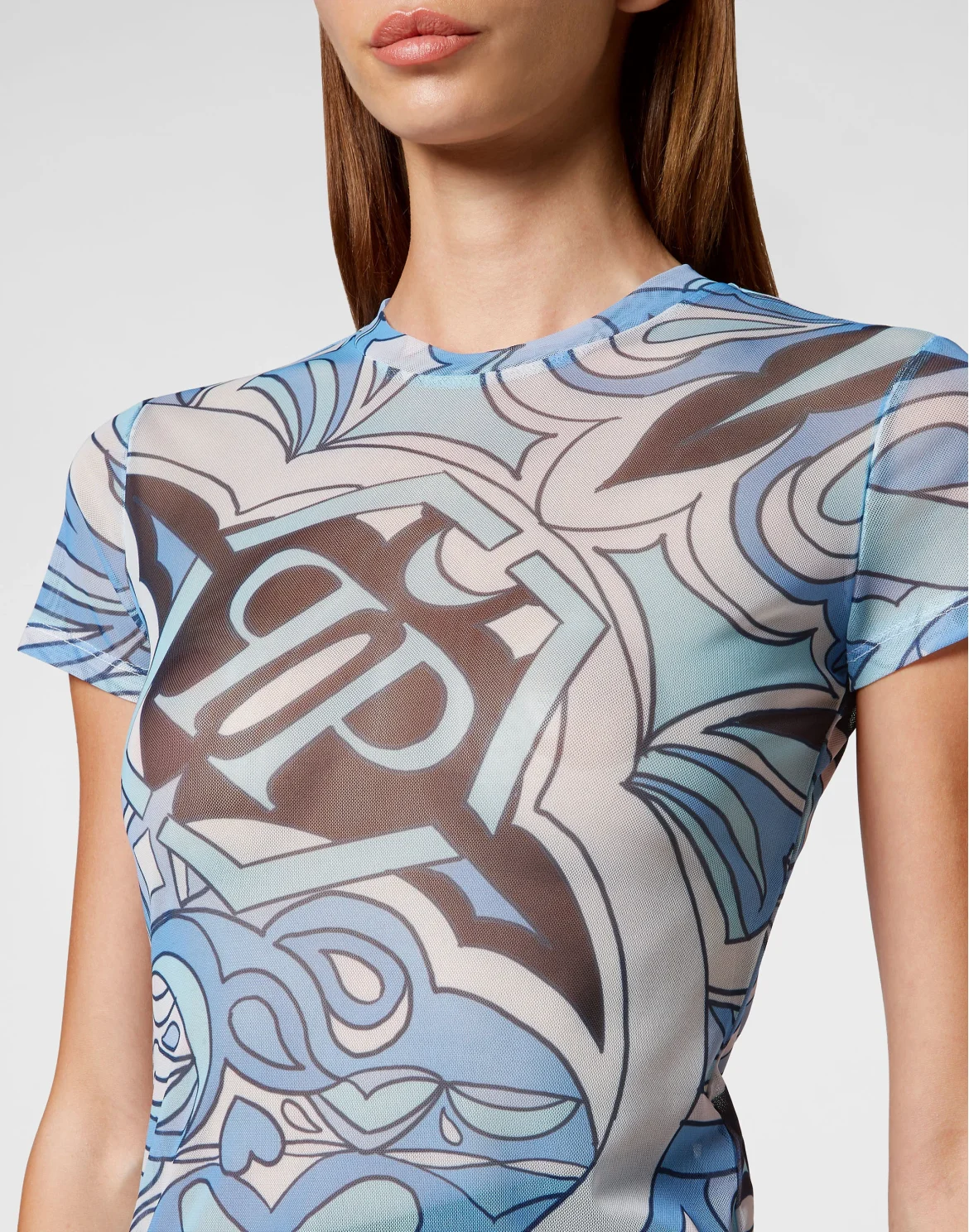 T-Shirt Sexy Pure Colorful Circus, цвет: Голубой