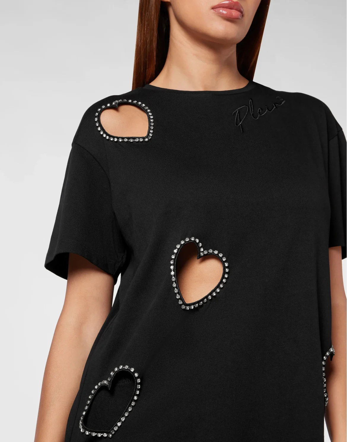 T-Shirt Man Fit Heart, цвет: Черный