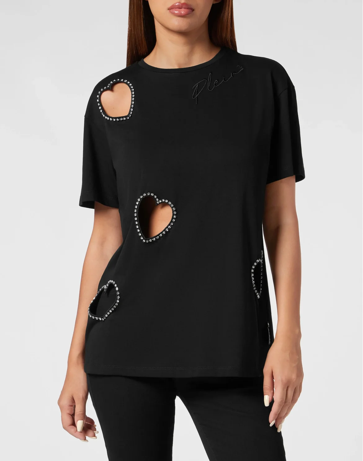 T-Shirt Man Fit Heart, цвет: Черный