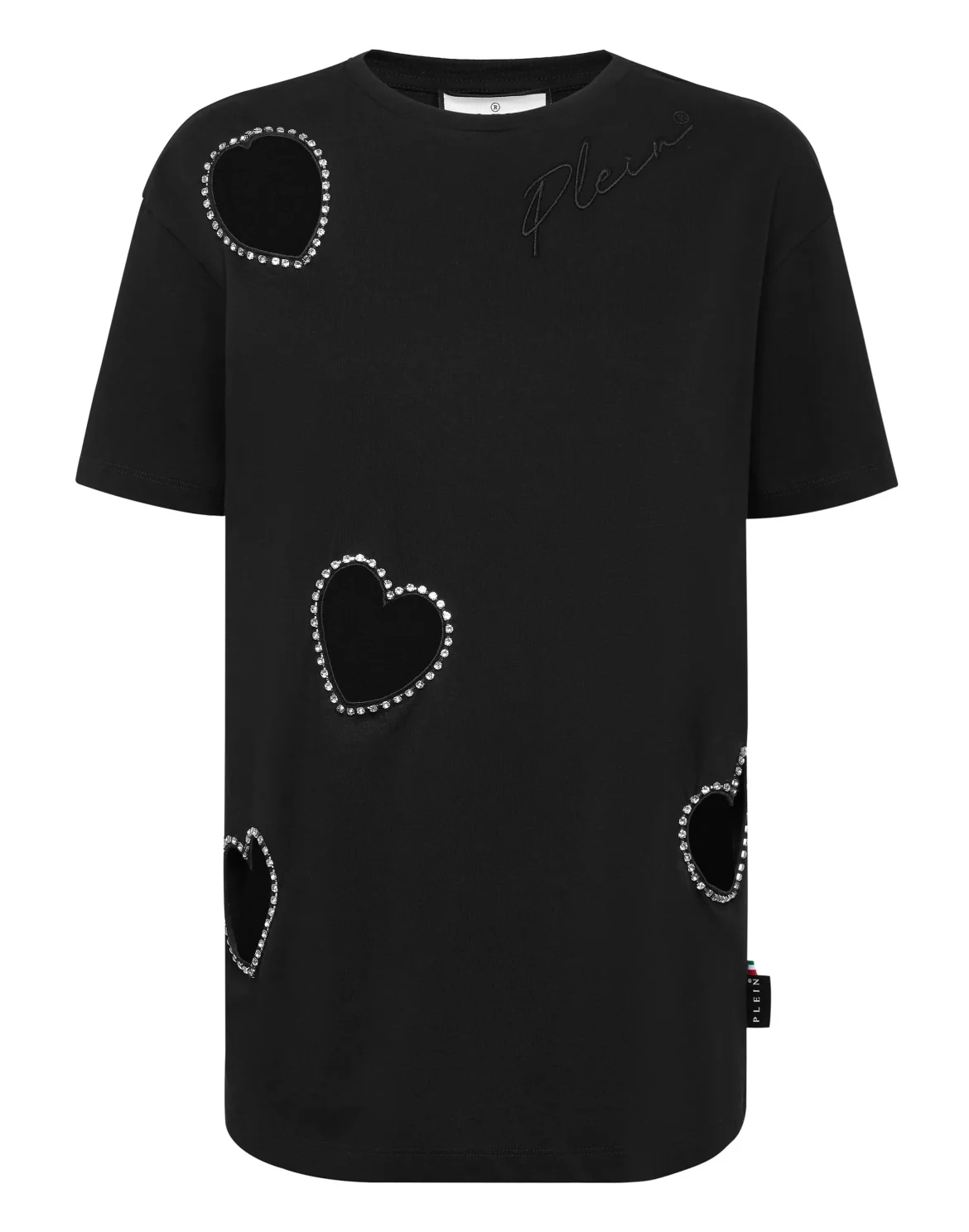 T-Shirt Man Fit Heart, цвет: Черный
