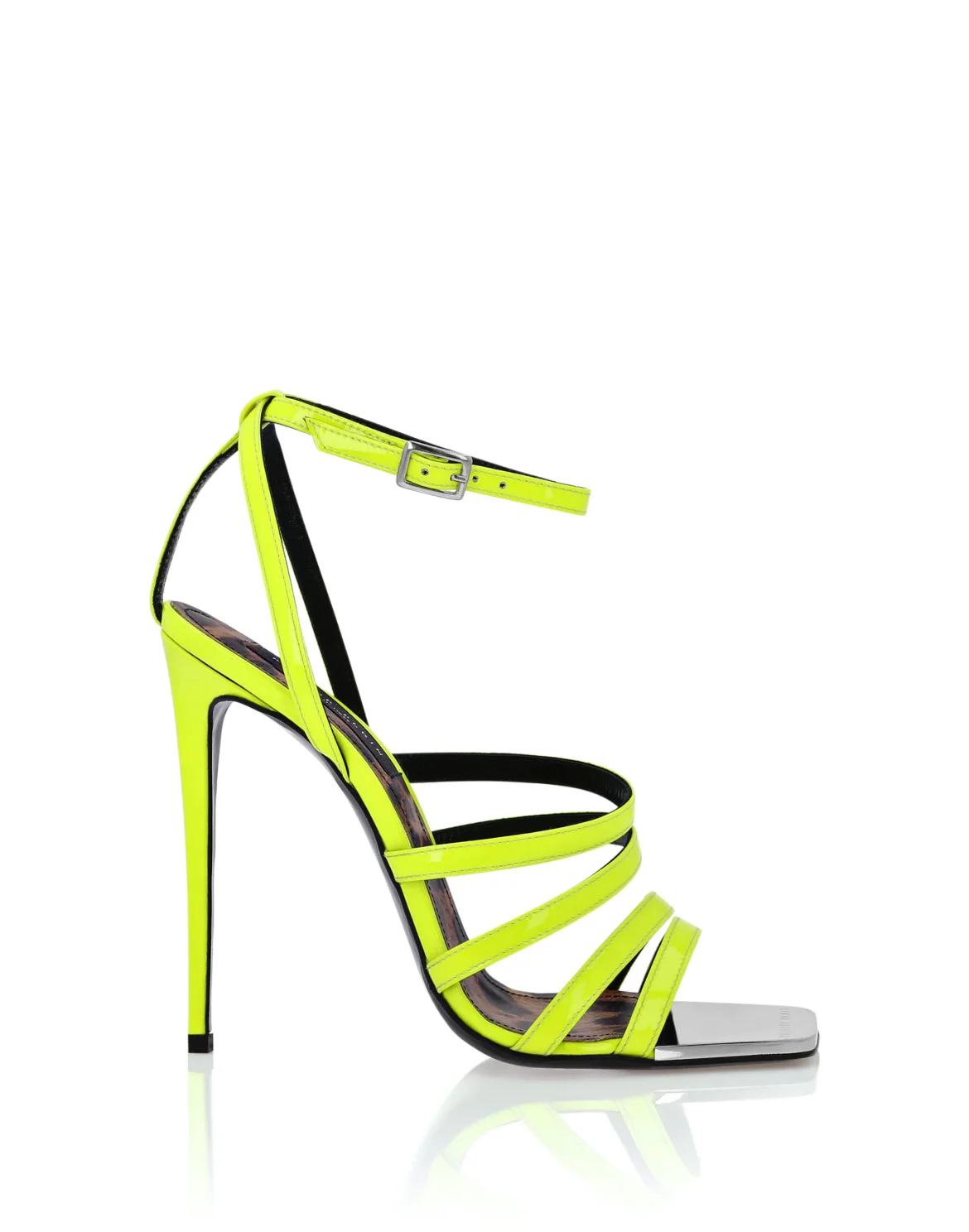 Patent Leather Sandals Hi-Heels, цвет: Желтый