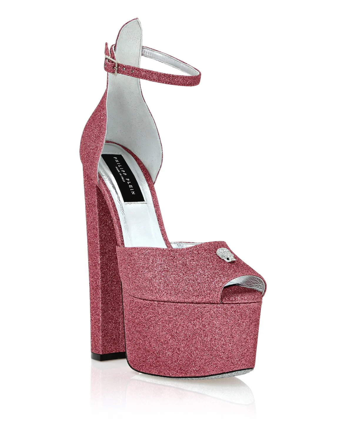 Glitter Platform Sandals Hi-Heels, цвет: Розовый