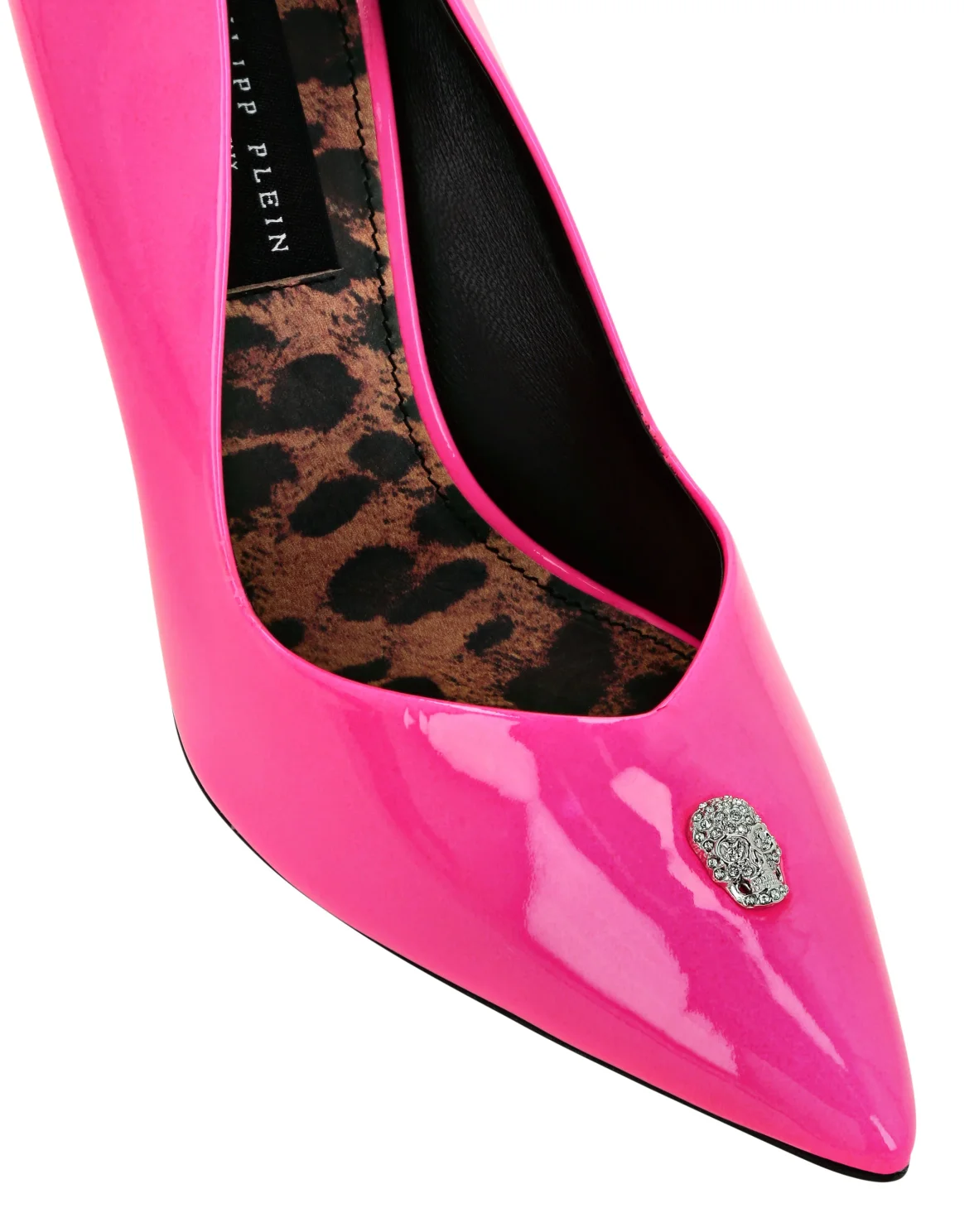 Patent Leather Decollete Hi-Heels Crystal Skull, цвет: Розовый