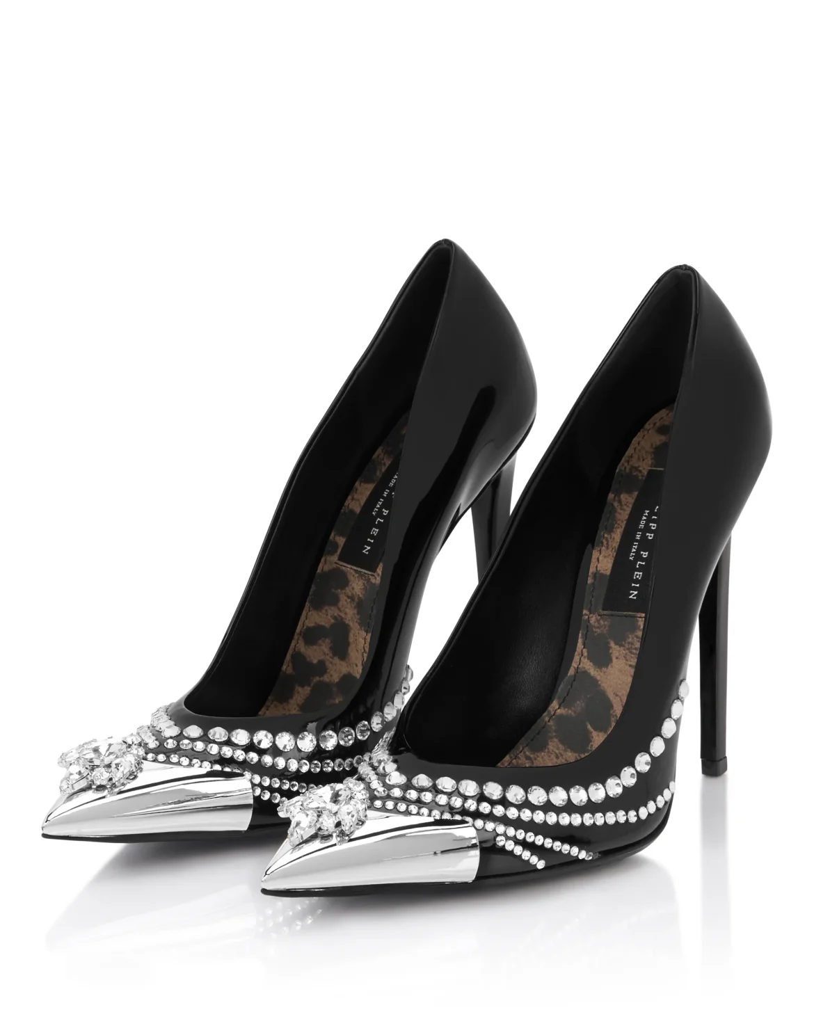 Patent Leather Decollete Hi-Heels, цвет: Черный
