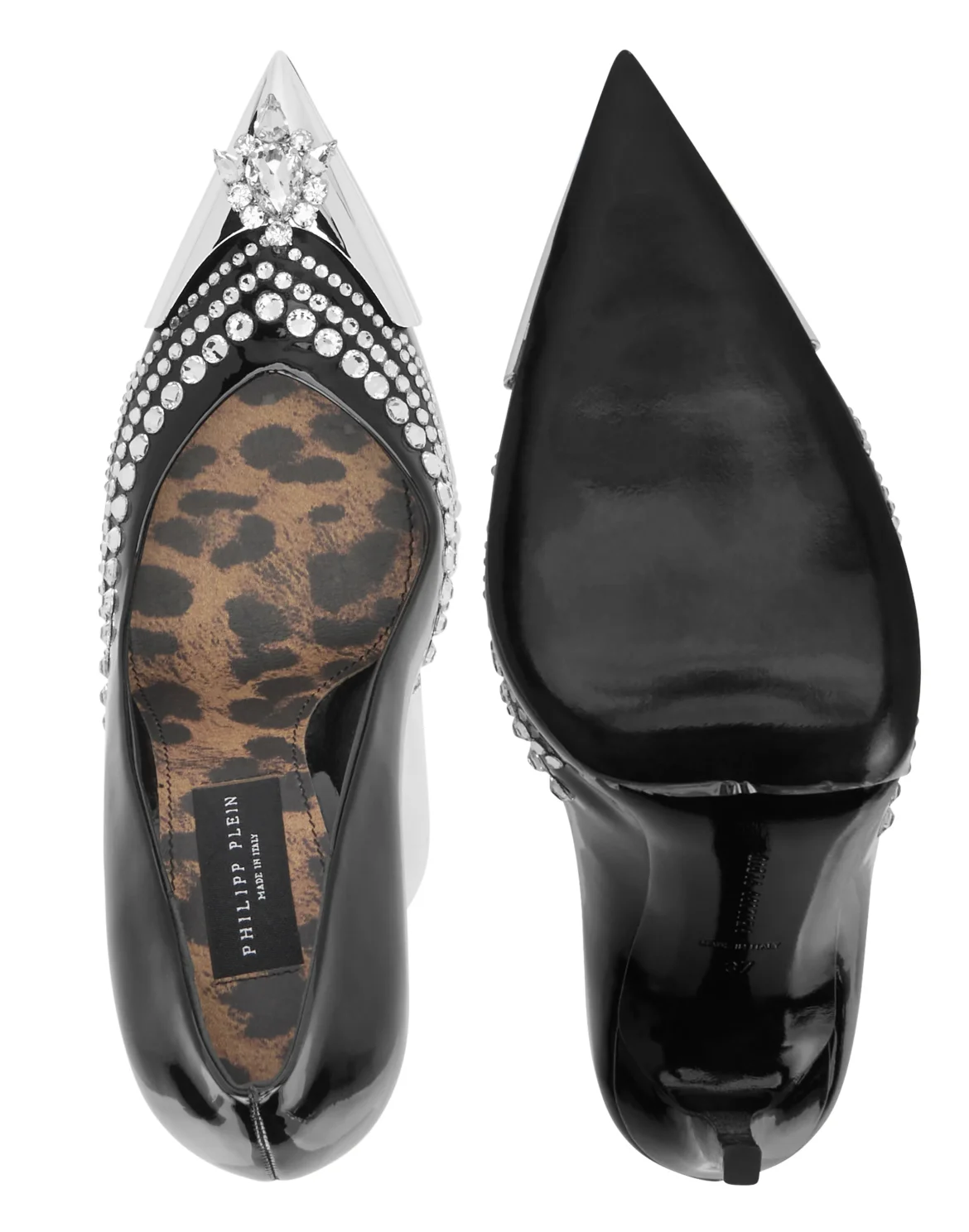 Patent Leather Decollete Hi-Heels, цвет: Черный