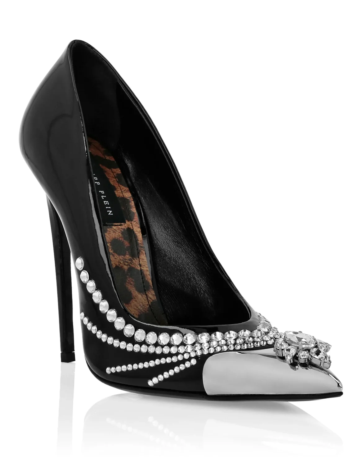 Patent Leather Decollete Hi-Heels, цвет: Черный