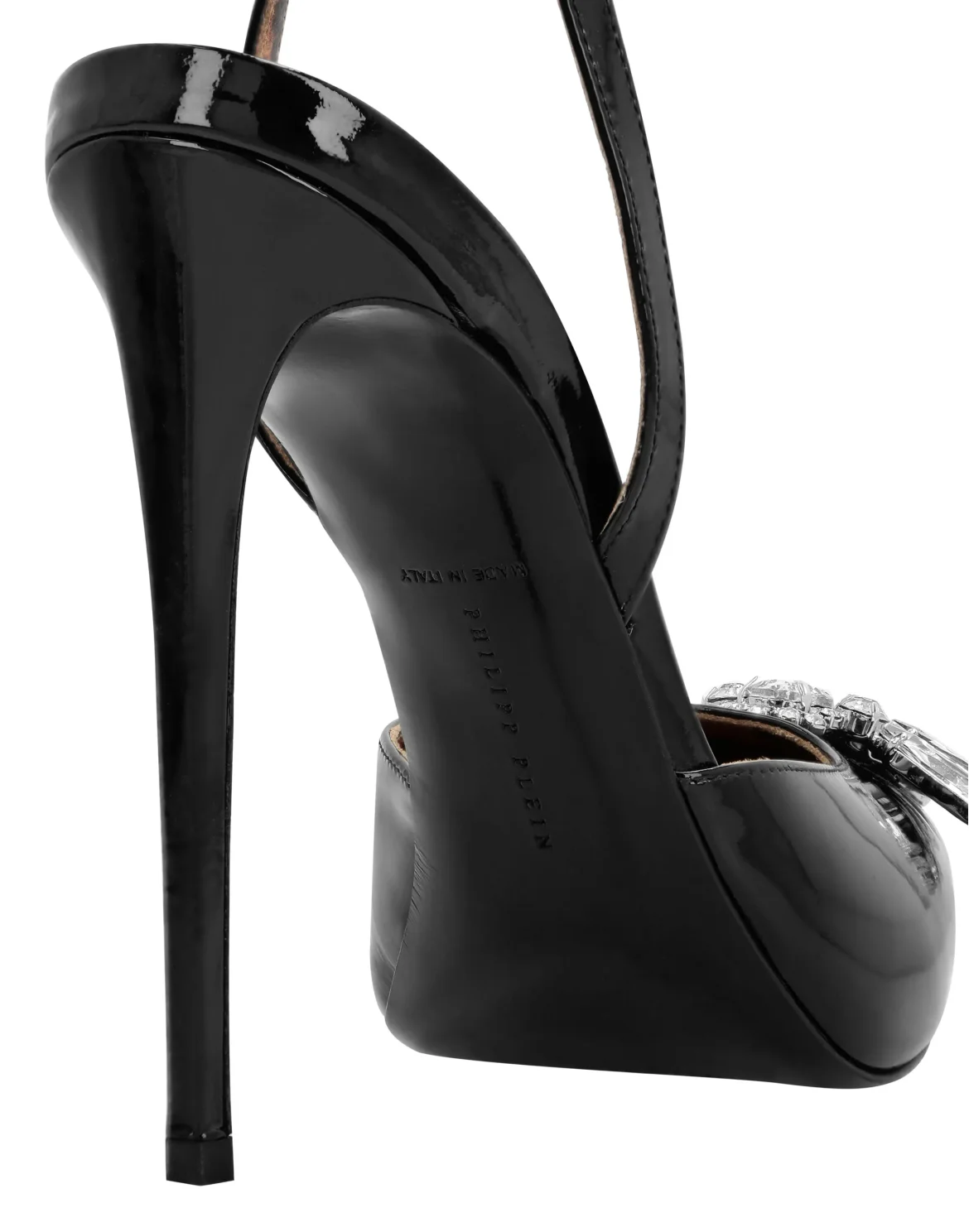 Patent Leather Decollete Hi- Heels Brooches, цвет: Черный