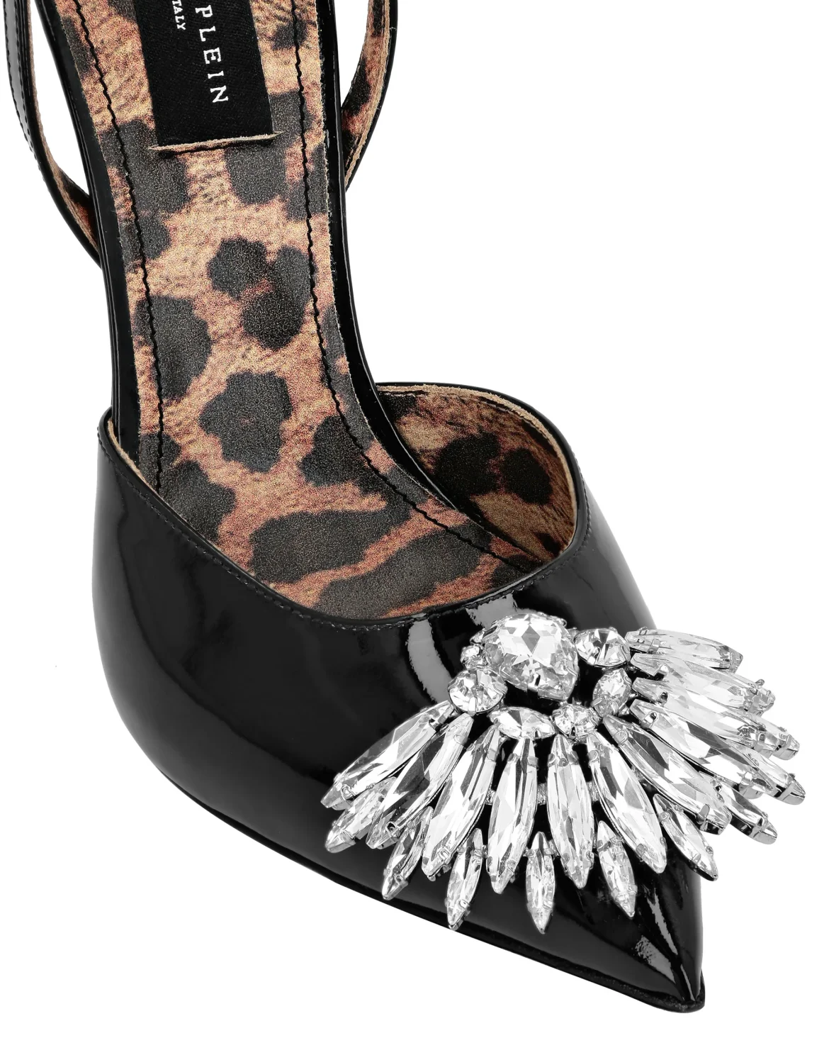 Patent Leather Decollete Hi- Heels Brooches, цвет: Черный