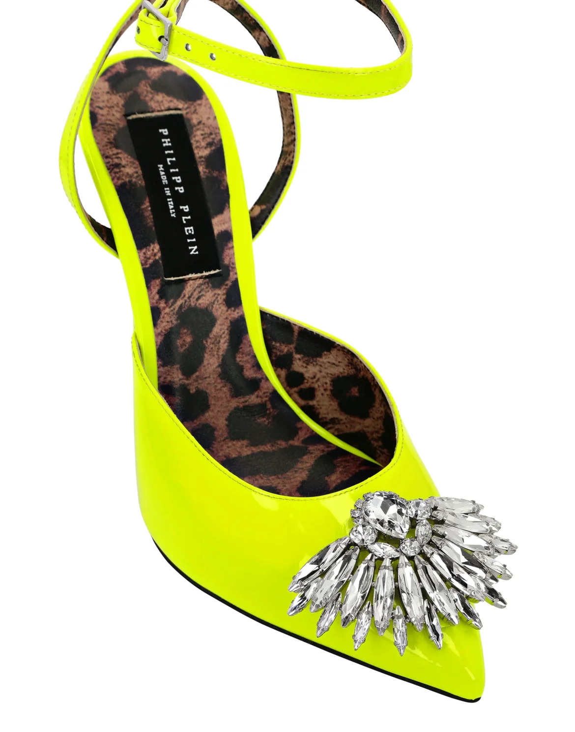Patent Leather Decollete Hi- Heels Brooches, цвет: Желтый
