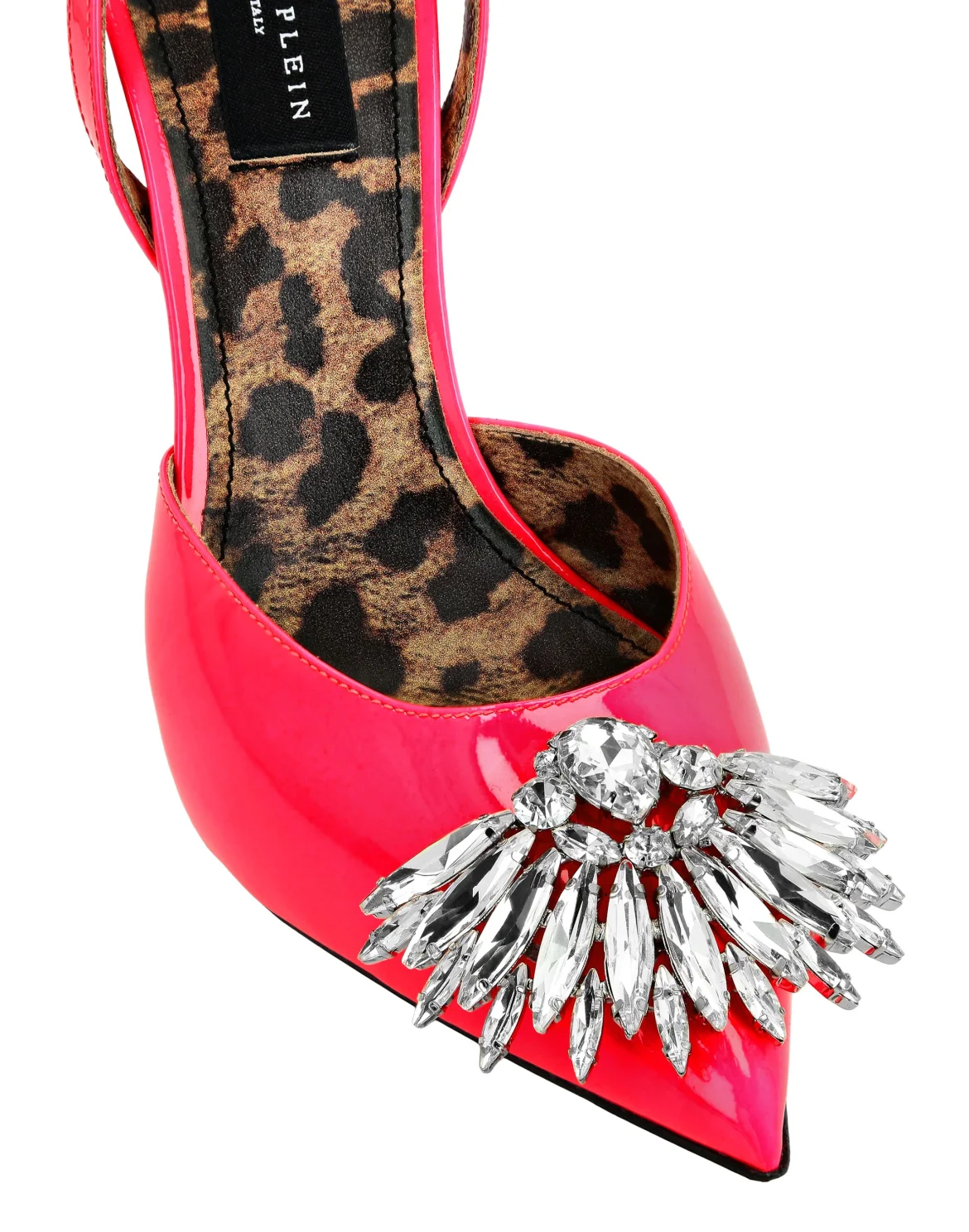 Patent Leather Decollete Hi- Heels Brooches, цвет: Розовый