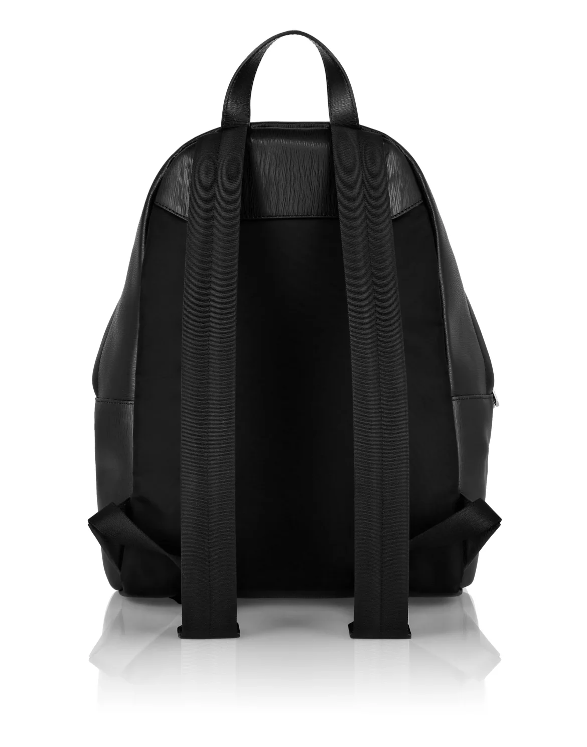 Mirror Leather Backpack Smile, цвет: Серебристый