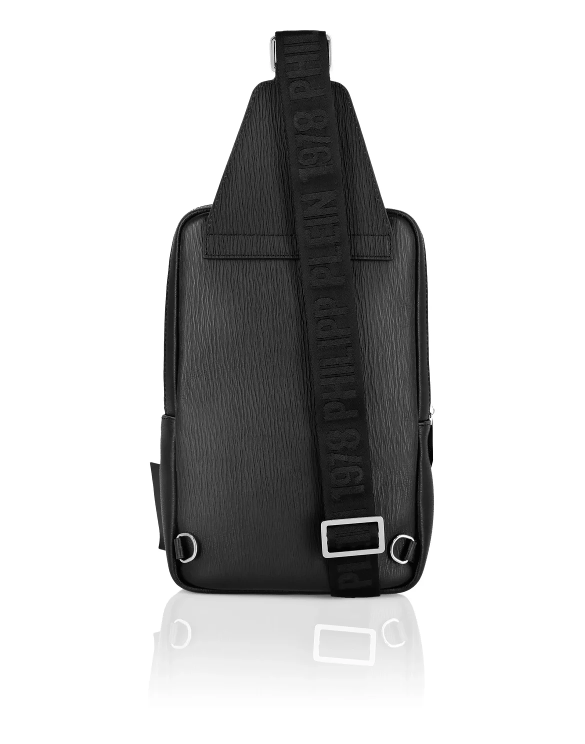 Mirror Leather Cross Body Smile, цвет: Серебристый