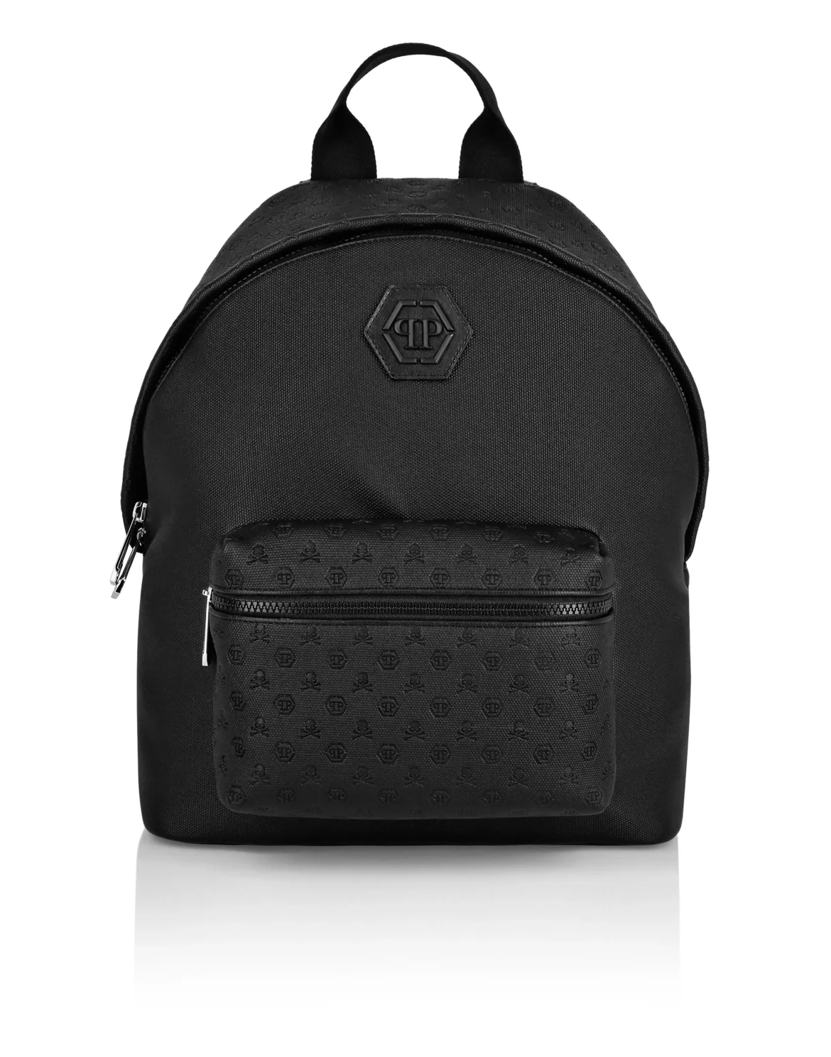 Backpack Saffiano Leather Monogram, цвет: Черный