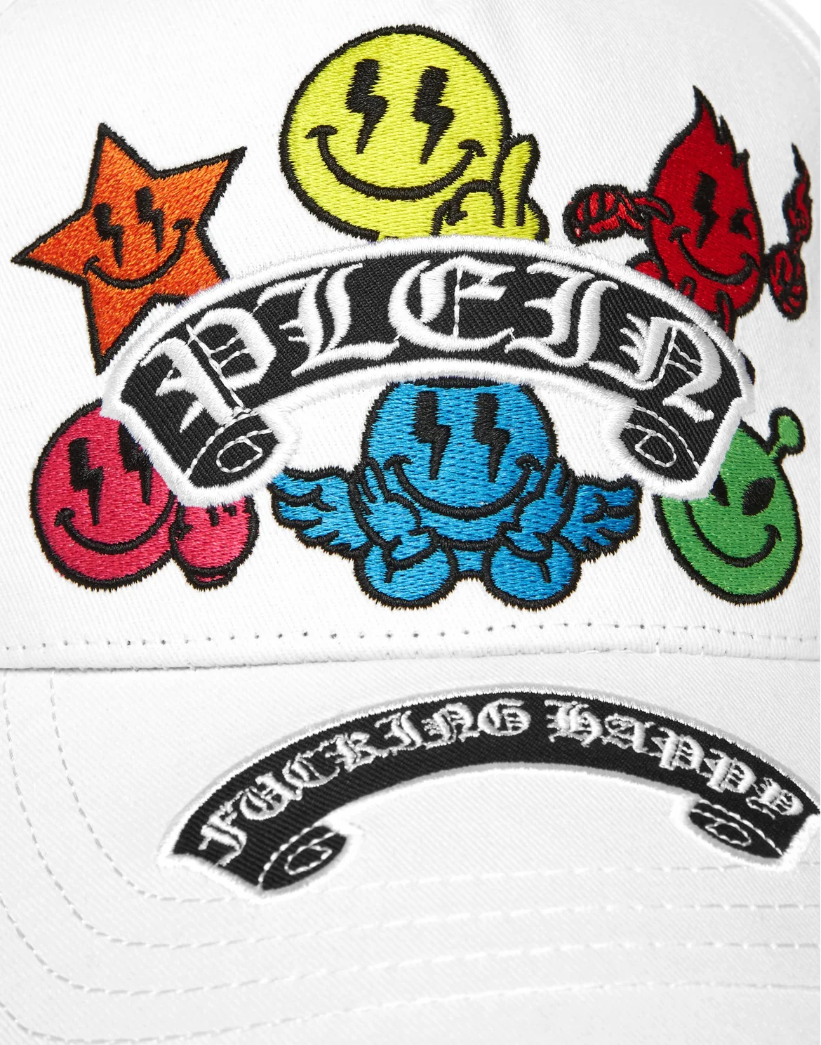Baseball Cap Smile, цвет: Белый