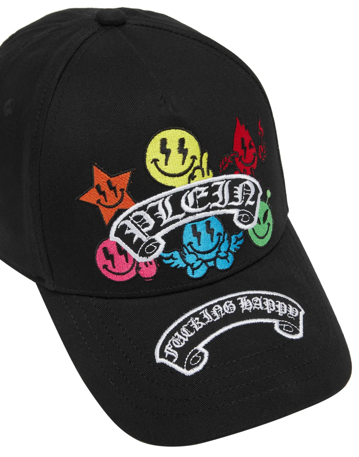 Baseball Cap Smile, цвет: Черный